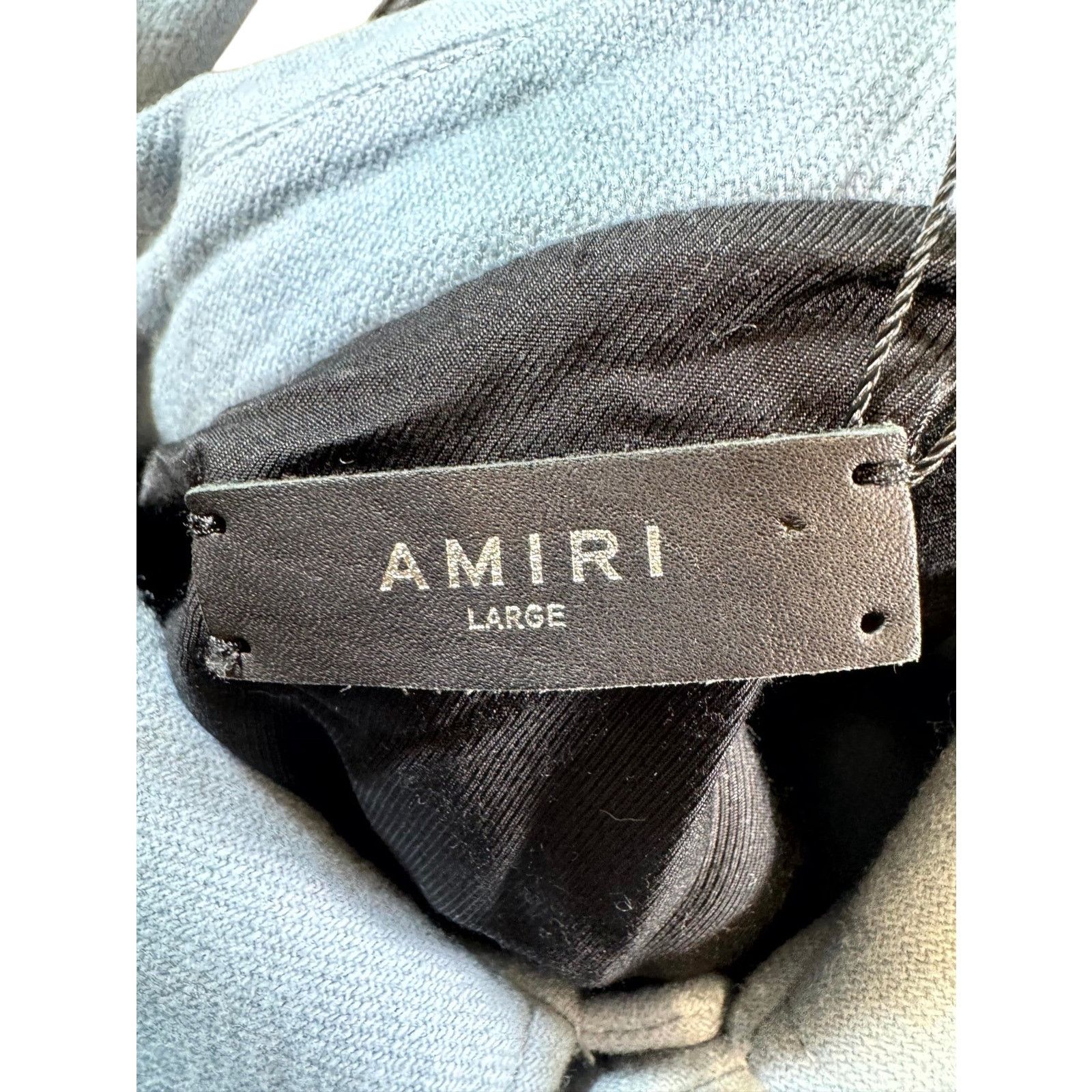 Amiri Amiri Bone Varsity Blue & Cream Jacket Size US L / EU 52-54 / 3 - 5 Thumbnail