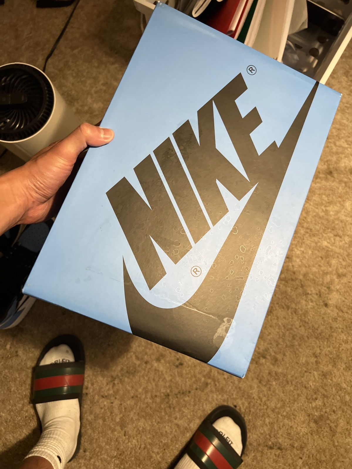 Jordan Brand × Nike Nike air jordan 1 unc toe Size US 9.5 / EU 42-43 - 3 Thumbnail