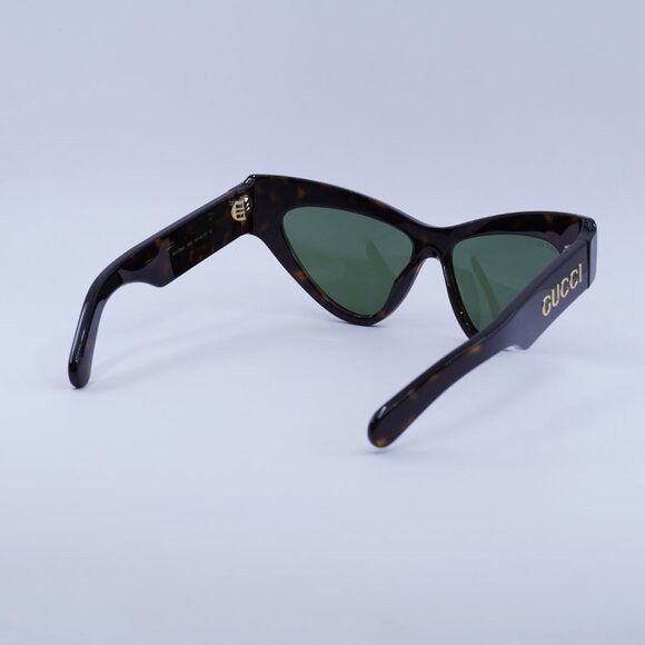 Gucci 🕶️ New Gucci GG1294S 004 Havana/Green Sunglasses Size ONE SIZE - 10 Thumbnail