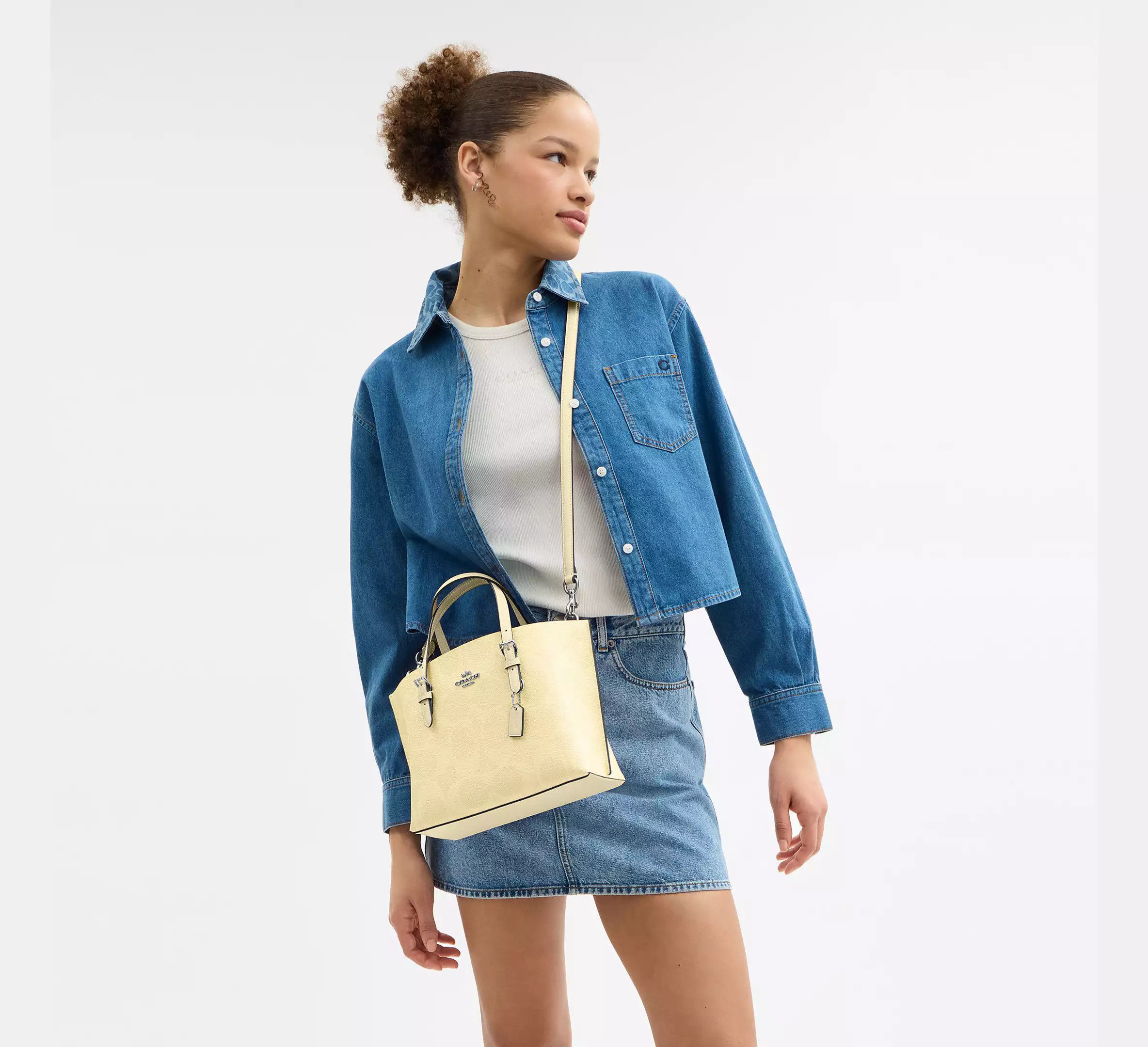 Coach Mollie Tote Bag 25 In Signature Canvas CAL50 Size ONE SIZE - 2 Thumbnail