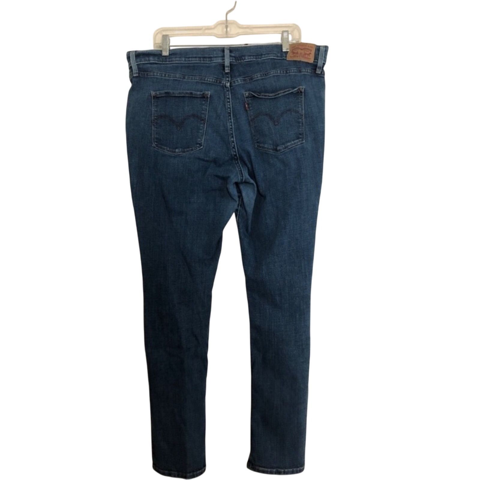 Levi's Levi's Jeans Shaping Skinny Distress Blue Denim Jeans Pants Size 34" / US 12 / IT 48 - 2 Thumbnail