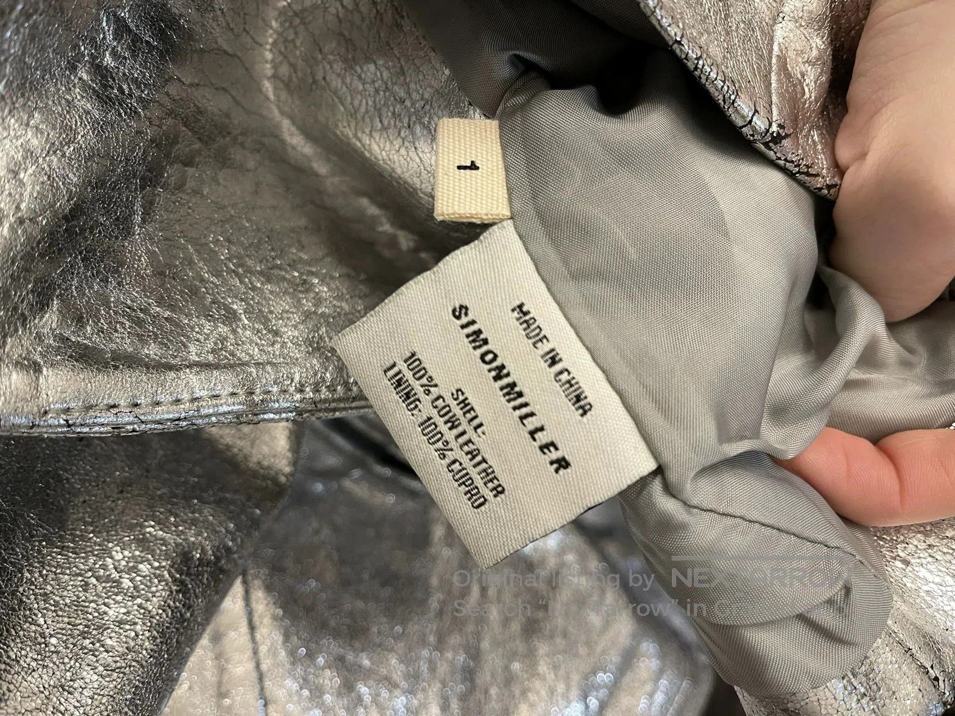 Simon Miller silver long blazer from Simon Miller. Size XXS / US 00 / IT 34 - 5 Thumbnail