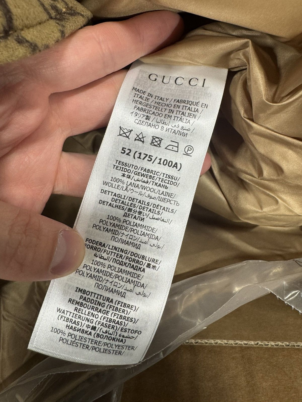 Gucci Gucci GG Padded Wool Overshirt Jacket NEW 3000$ Size US XXL / EU 58 / 5 - 5 Thumbnail