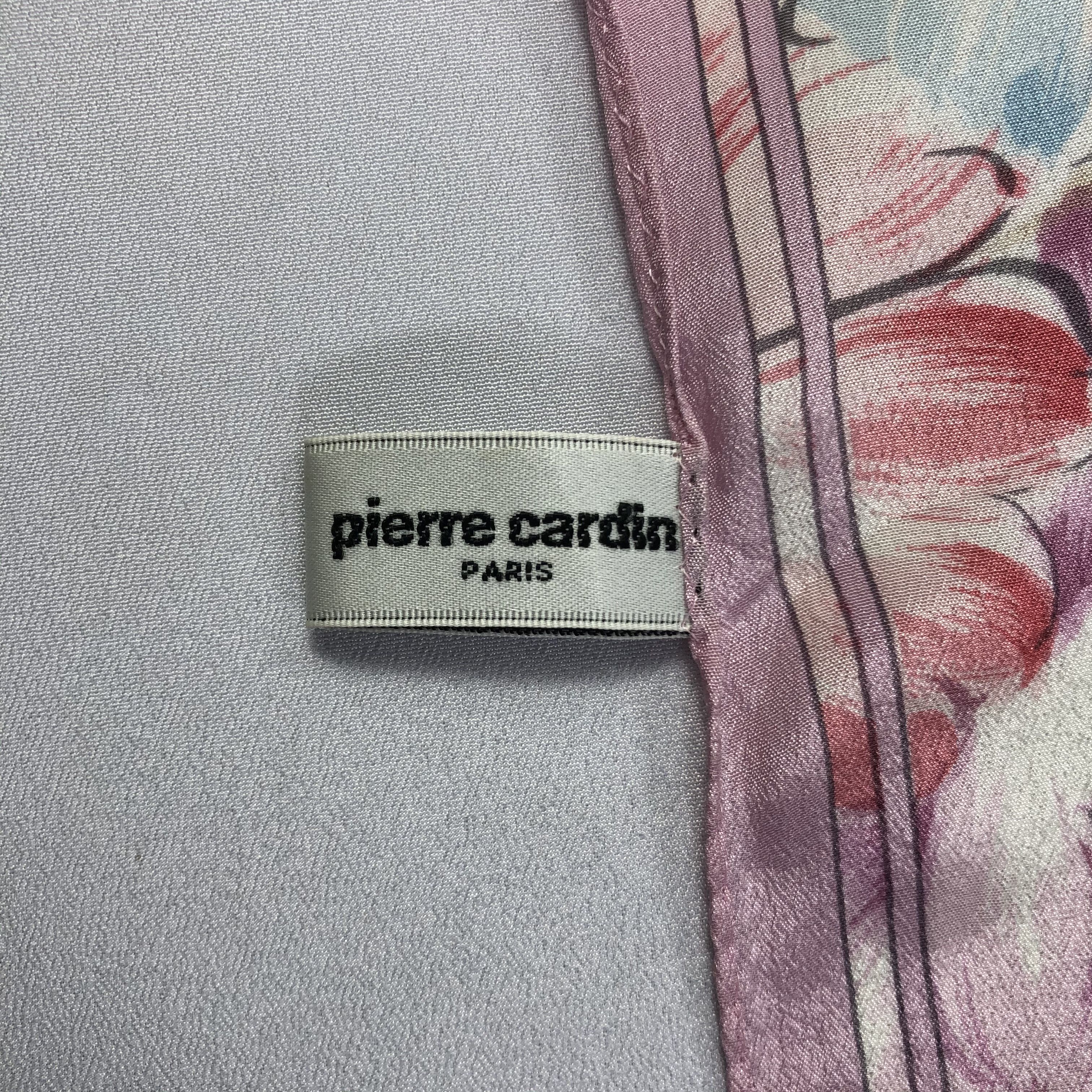 Pierre Cardin × Vintage Vintage Pierre Cardin Silk Scarf Size ONE SIZE - 5 Thumbnail