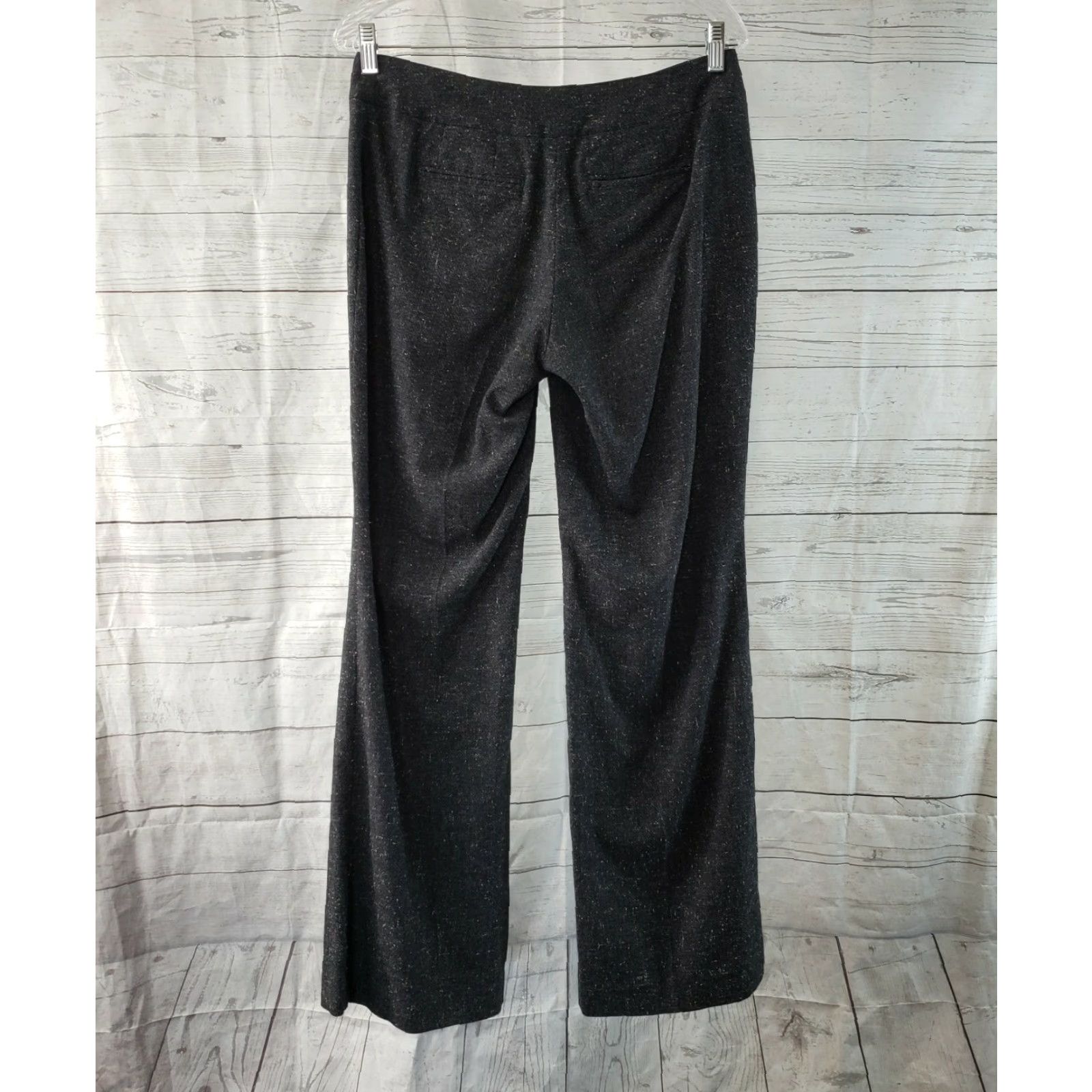 J. Jill J. Jill Womens Dress Pants Sz 6 Stretch Gray Tweed Mid Rise Viscose Blend Dress Pants Womens Size 28" / US 6 / IT 42 - 3 Thumbnail