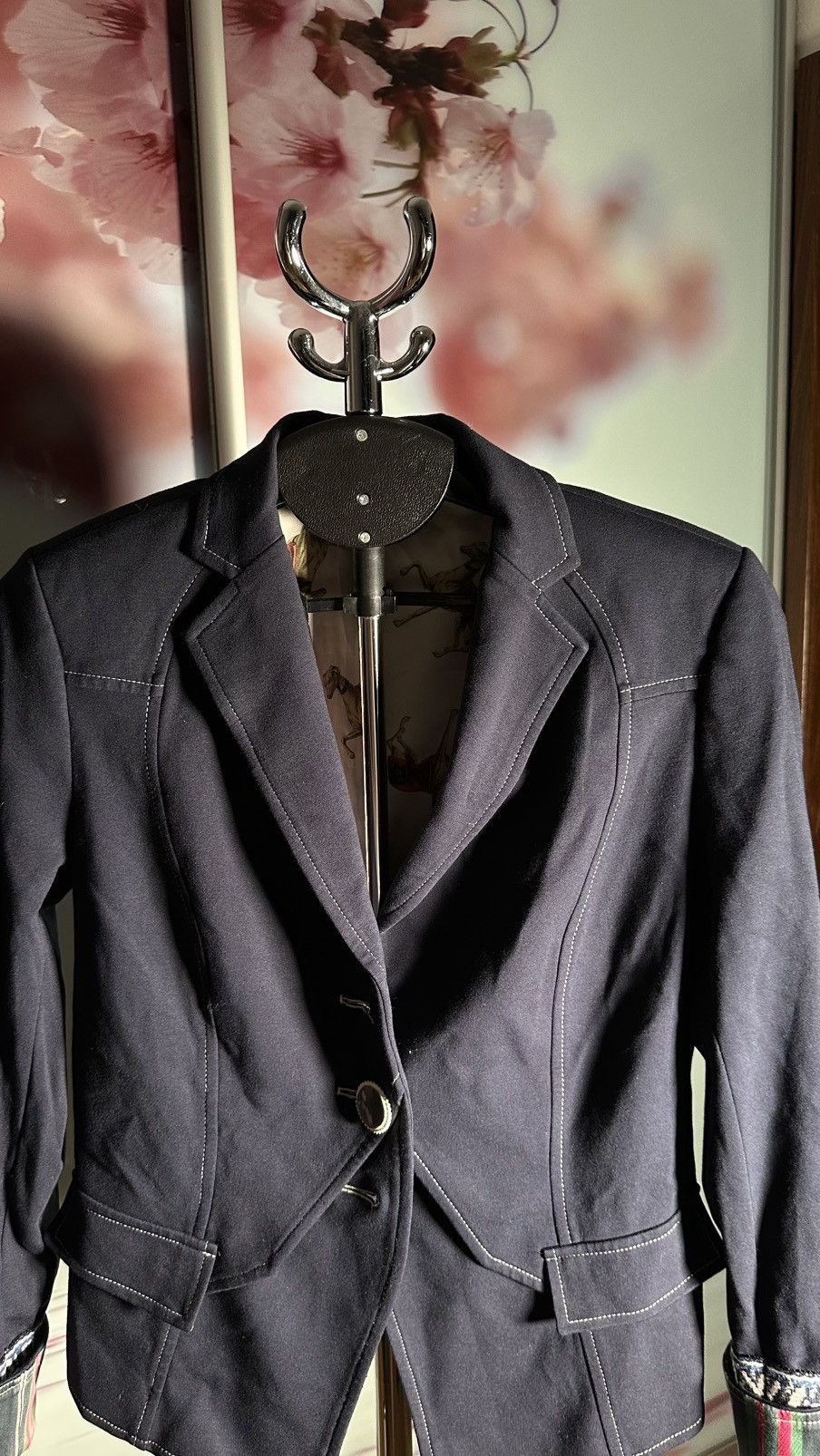 Vintage Maiden lane blazer blue🔥🔥 Size 40S - 17 Thumbnail