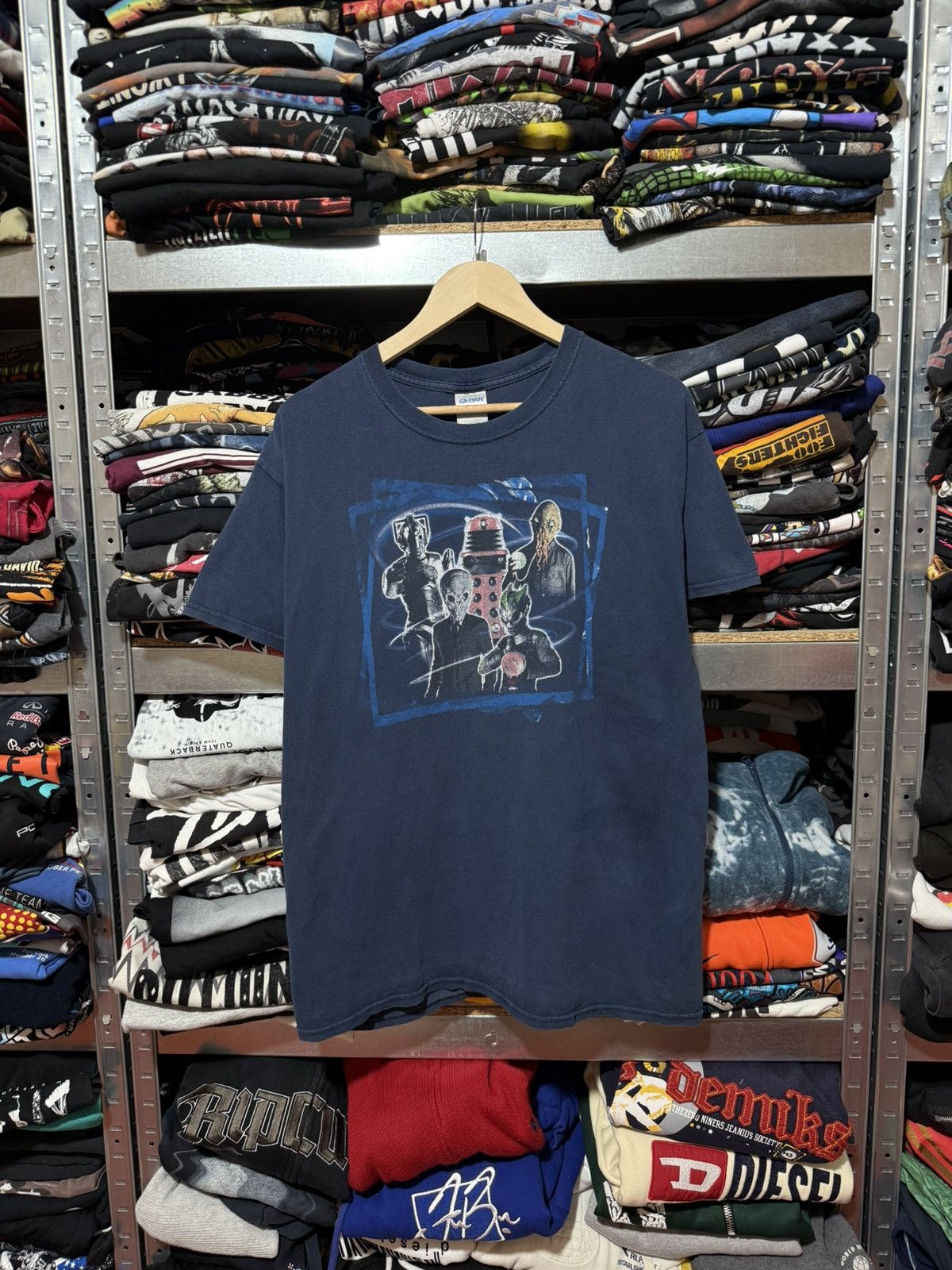 Vintage Vintage Y2K Doctor Who BBC Horror Retro Rare Hype T-shirt Size US L / EU 52-54 / 3 - 1 Thumbnail