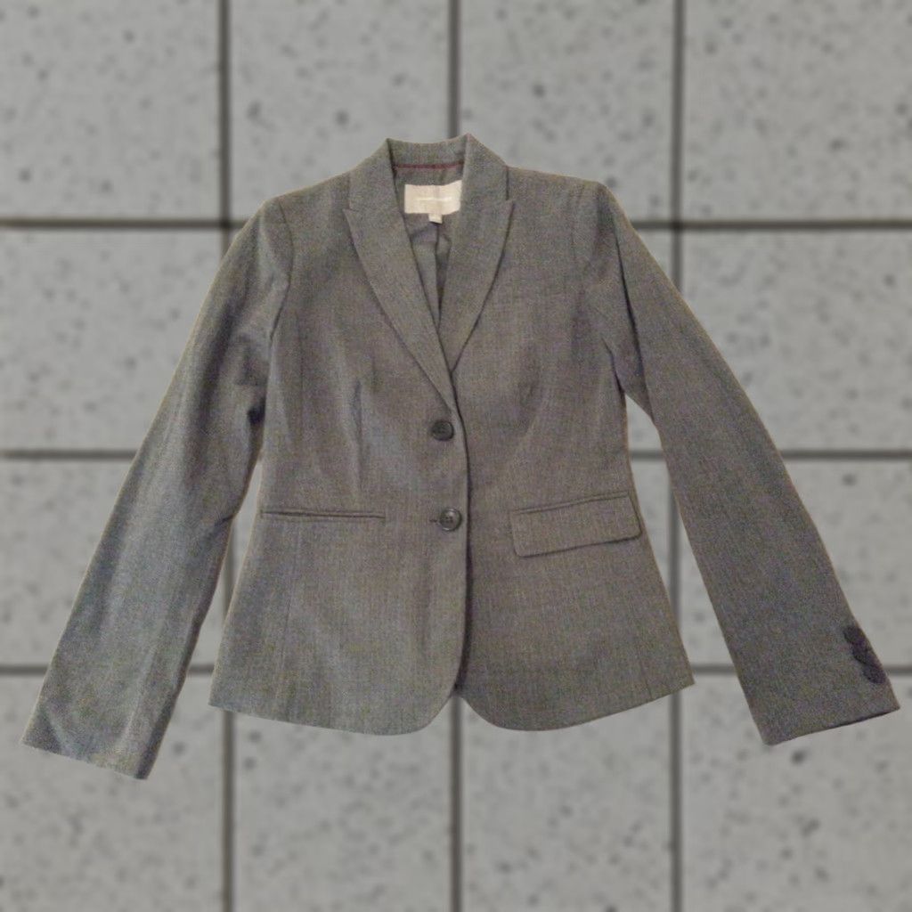 Banana Republic Womens Banana Republic Blazer Jacket Gray 2 XS? Size XS / US 0-2 / IT 36-38 - 1 Thumbnail