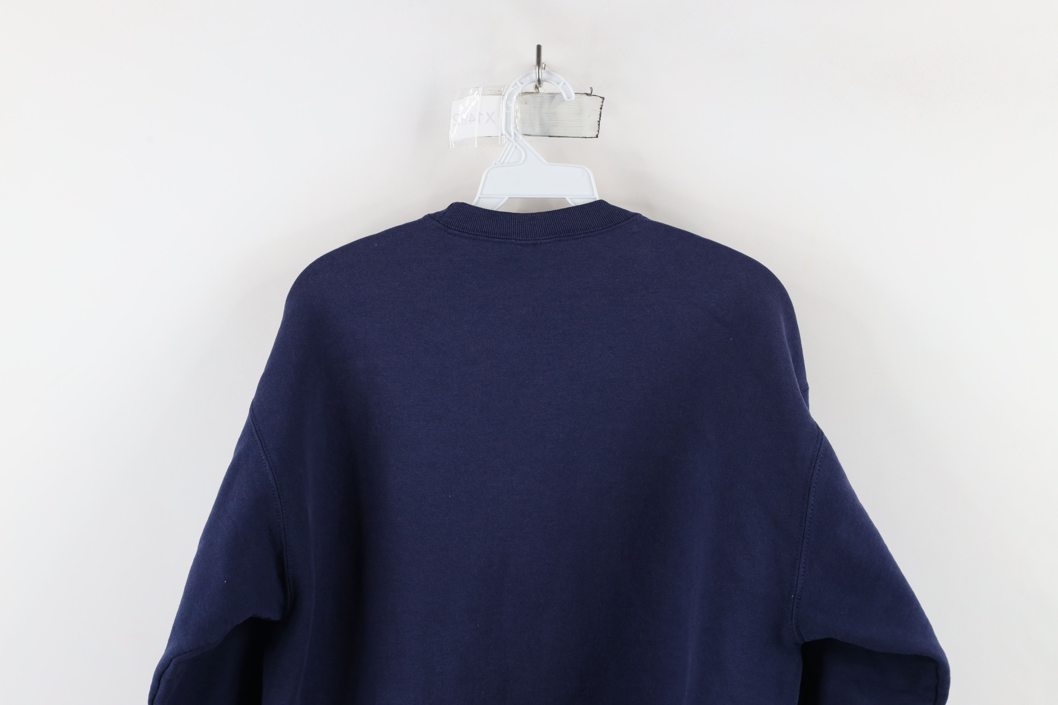 Starter × Vintage Vintage 90s Starter Spell Out Crewneck Sweatshirt Blue Size US M / EU 48-50 / 2 - 13 Thumbnail