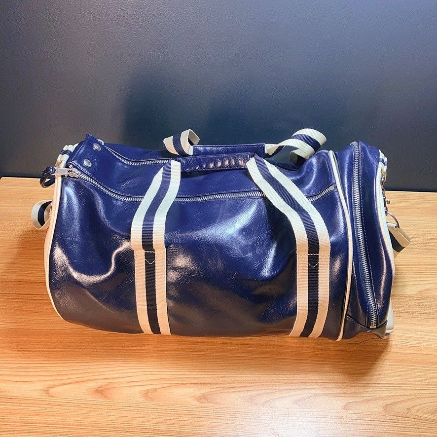 Fred Perry Fred Perry Retro Classic Barrel Holdall Bag Duffle Travel Size ONE SIZE - 2 Thumbnail