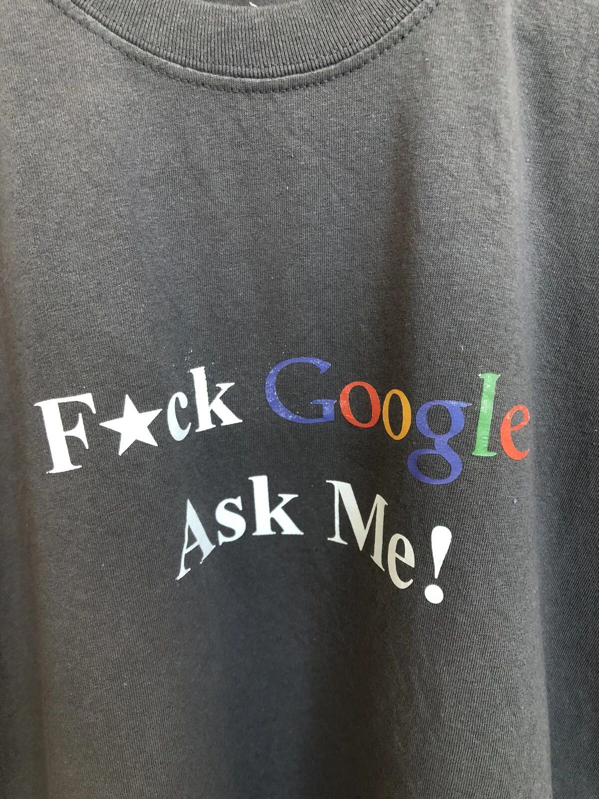 Gildan Gildan F*ck Google Ask Me T-Shirt Mens Size XL/XXL Size US XL / EU 56 / 4 - 5 Thumbnail