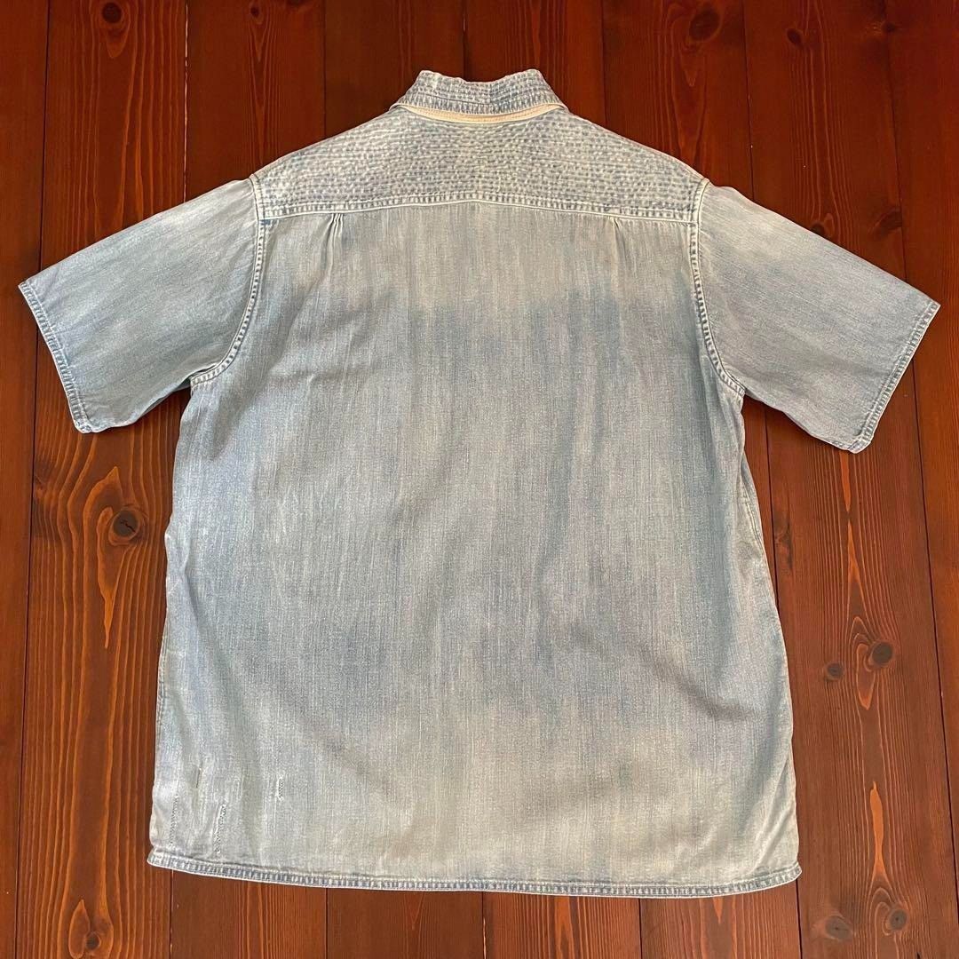 Kapital Cargo Denim Shirt Size US L / EU 52-54 / 3 - 2 Thumbnail