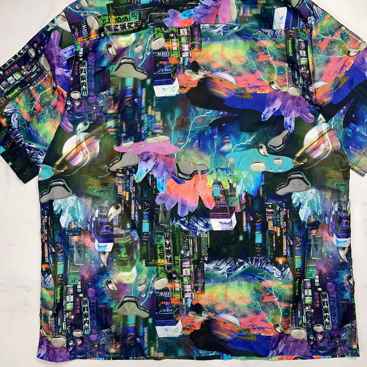 Vintage Avant-Garde x streatwear cropped shirt size m cosmos Size US M / EU 48-50 / 2 - 9 Thumbnail