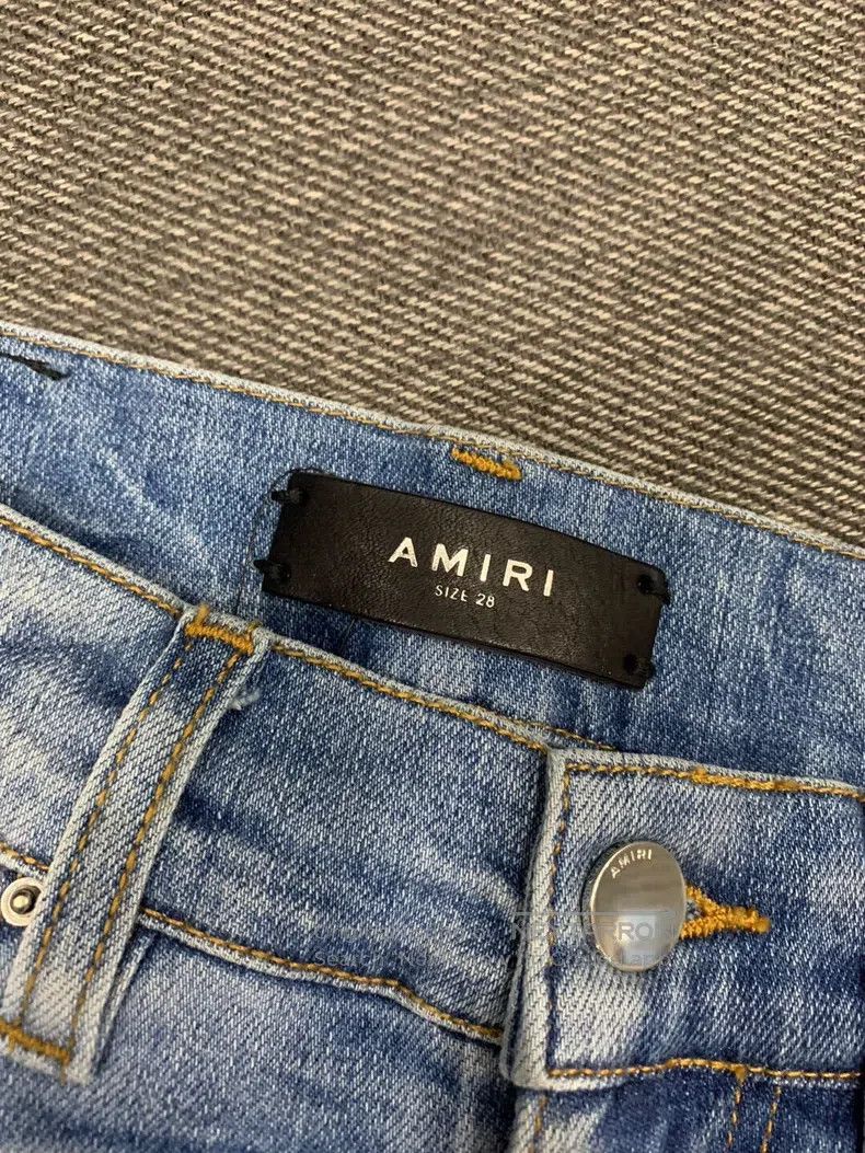 Amiri Amiri Classic Double Knee Destroyed Denim Jeans, Size 28 Size US 28 / EU 44 - 4 Thumbnail