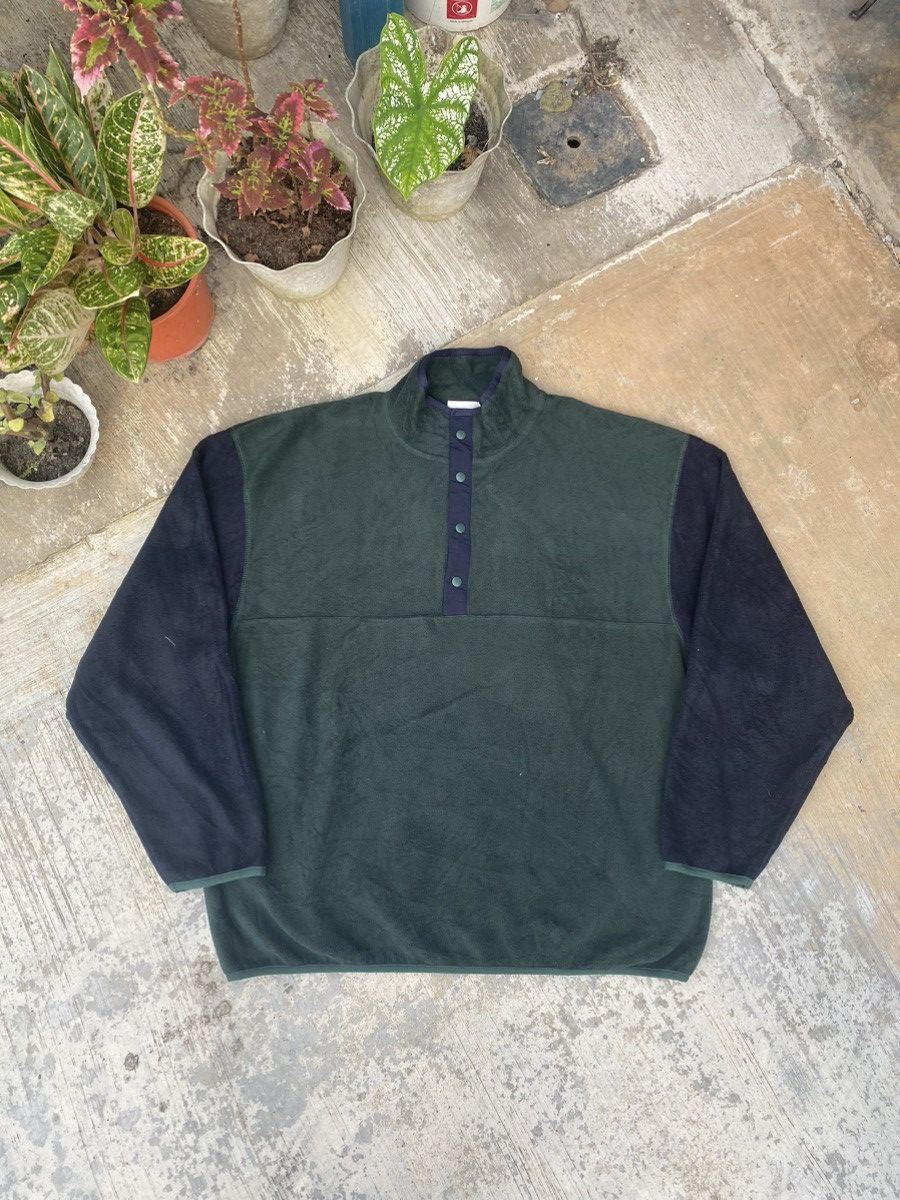 image of Steals Gu Pullover Fleece in Green Blue, Men's (Size Large)