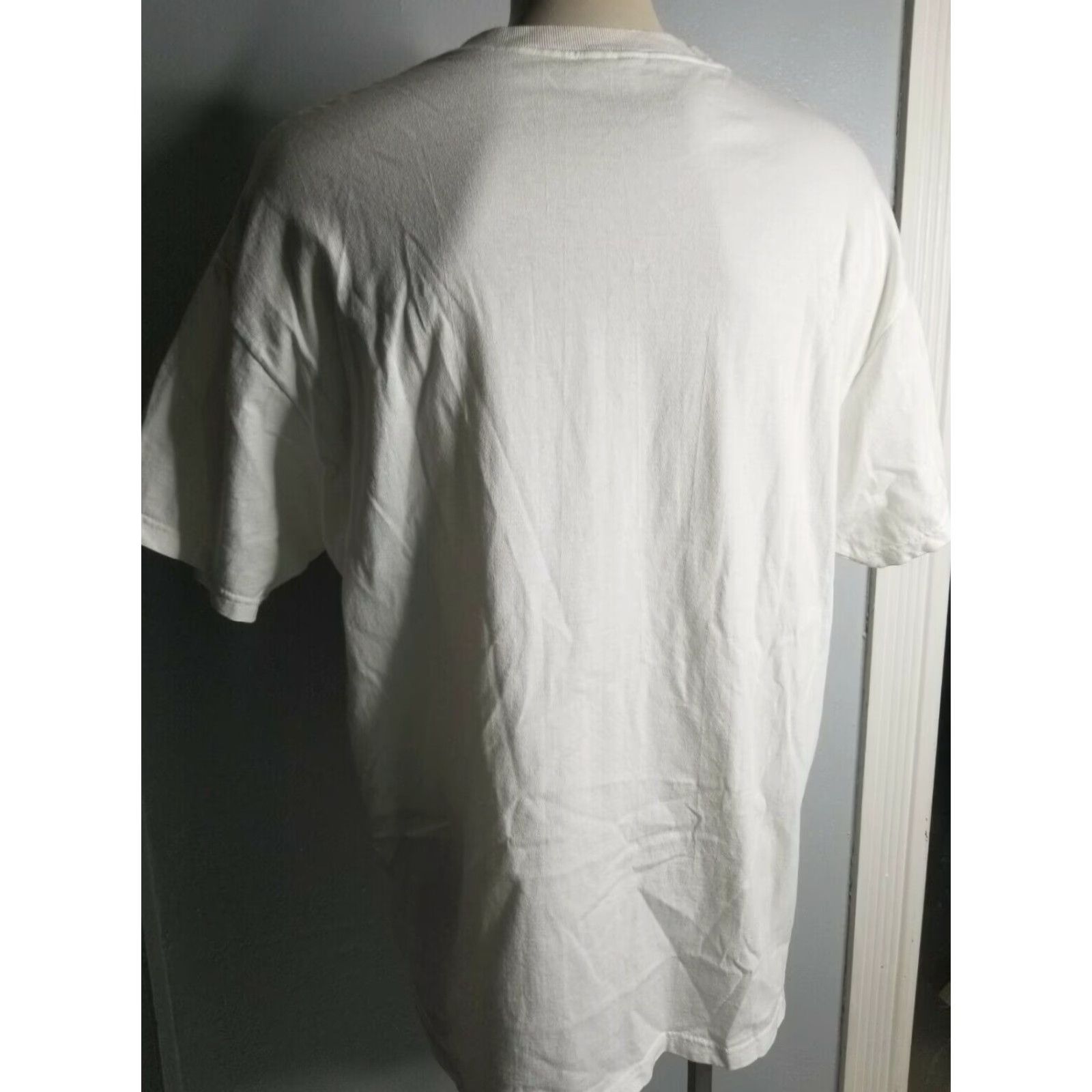Hanes VINTAGE Hanes West Texas Flag Shirt Unisex Adult XL White 1990s Graphic Tee, Travel Souvenir, Hip Hop Style Mens/Womens Size US XL / EU 56 / 4 - 2 Thumbnail