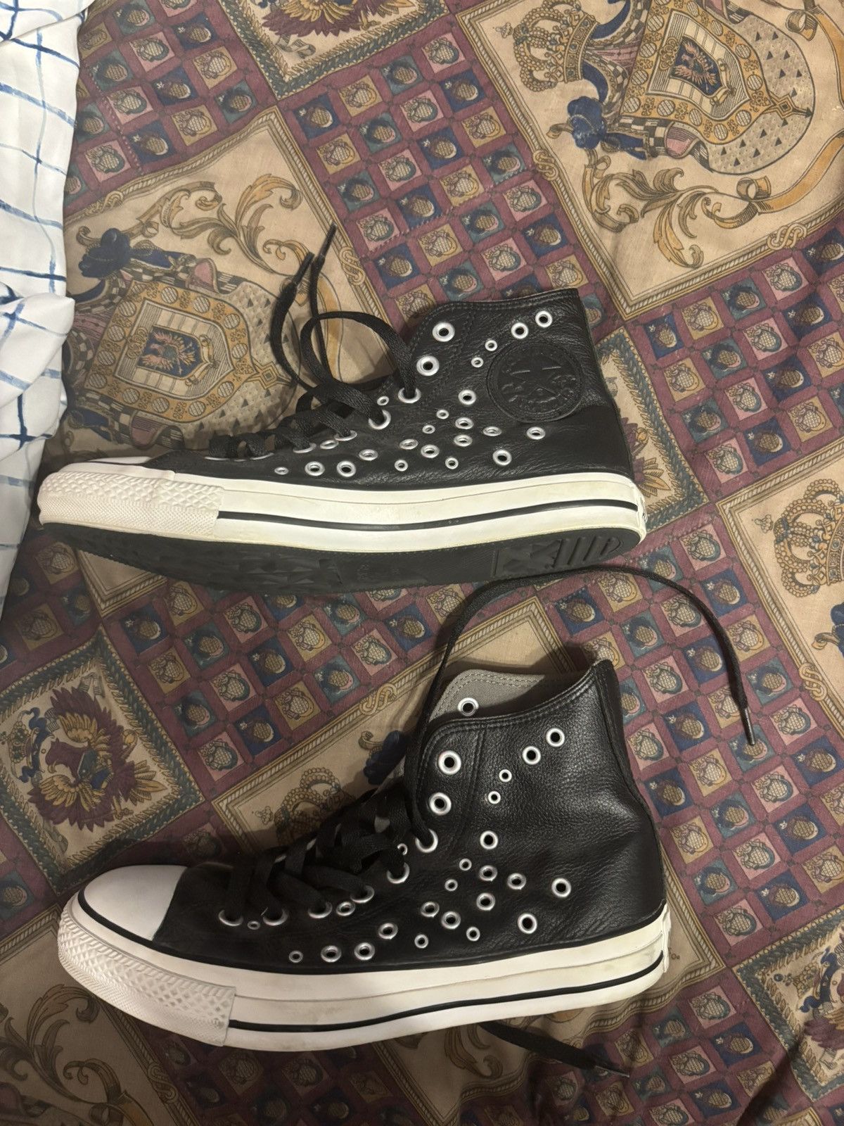 Converse Converse Chuck Taylor All Star Multi-Eyelet Leather High Top Size US 10 / IT 40 - 2 Thumbnail