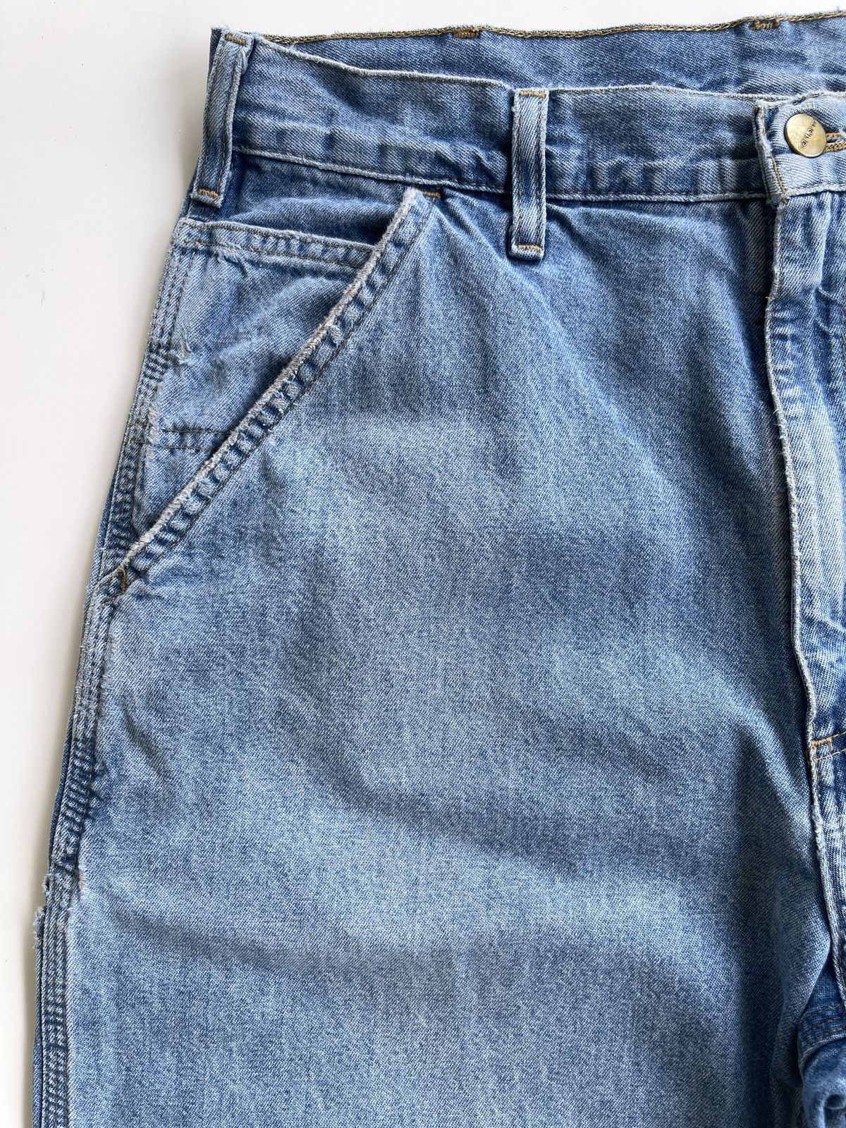 Carhartt Vintage Carhartt Carpenter Distressed Denim Size US 32 / EU 48 - 14 Thumbnail