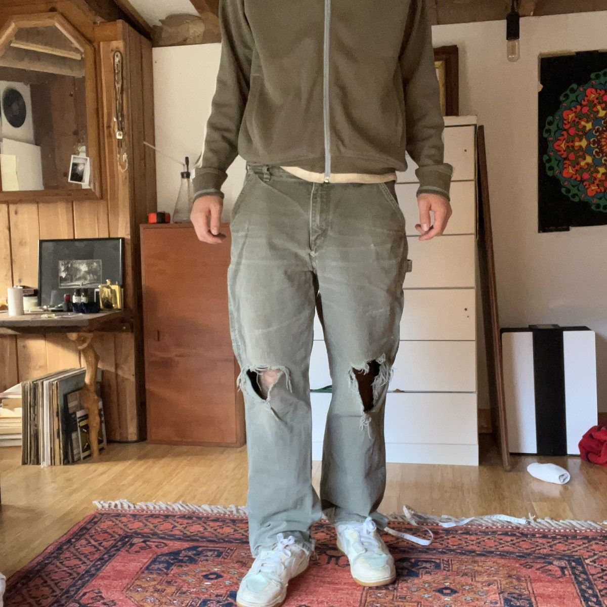 Carhartt Real Distressed Carhartt Pants Size US 34 / EU 50 - 8 Thumbnail
