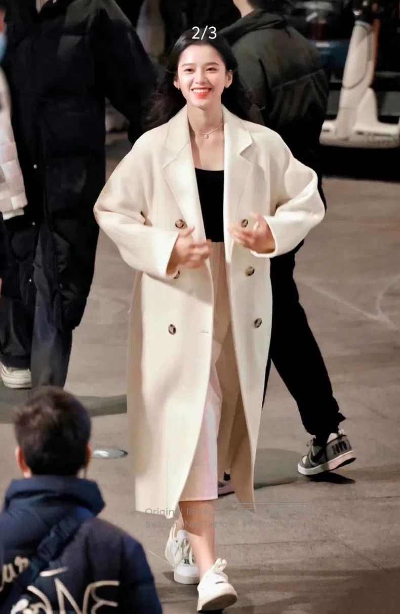 Max Mara Max Mara Classic Loosely Fitted Double-Breasted Wool Coat Size S / US 4 / IT 40 - 7 Thumbnail