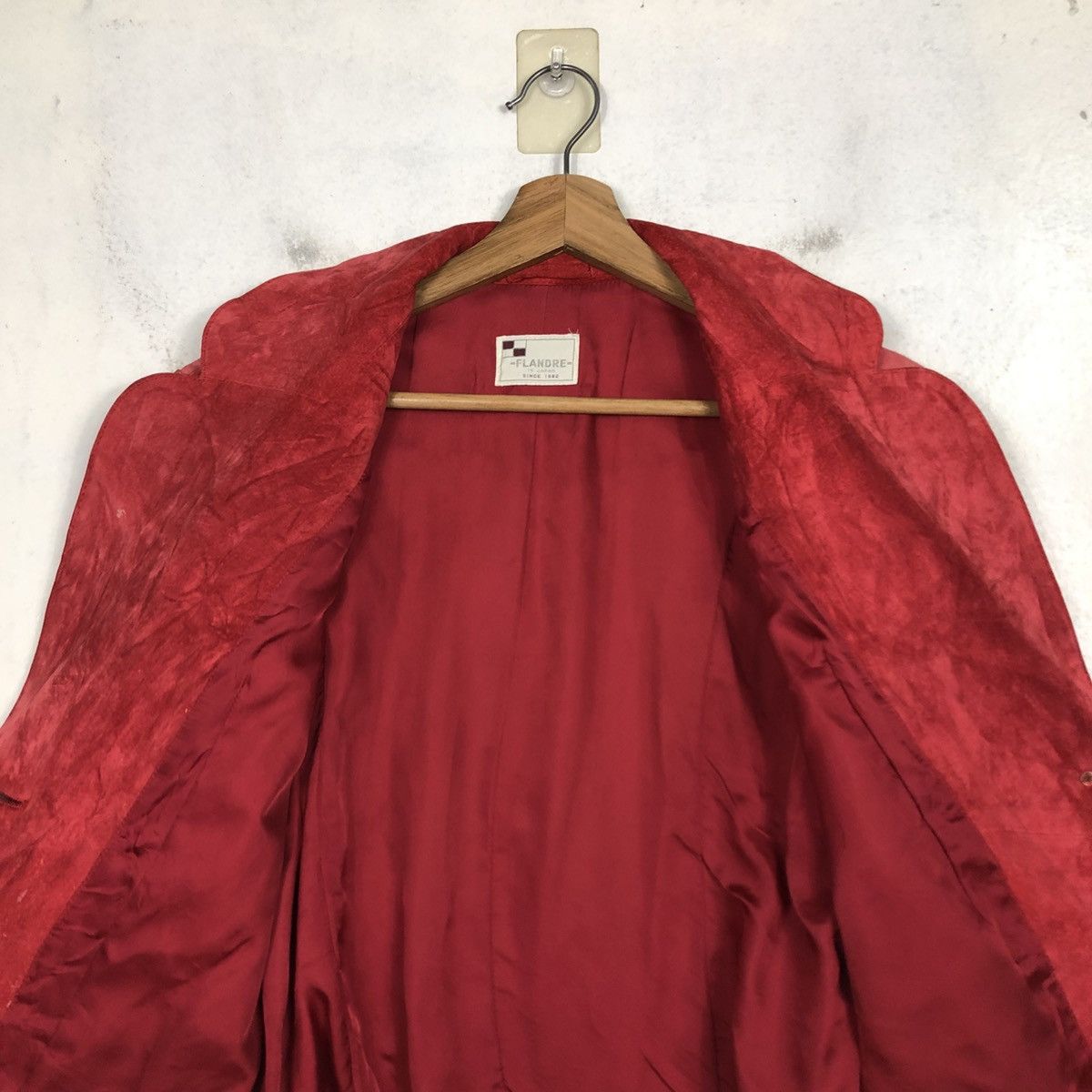 Japanese Brand Vintage Biker Leather Jacket Flandre Japan Issey Miyake Size US M / EU 48-50 / 2 - 16 Thumbnail