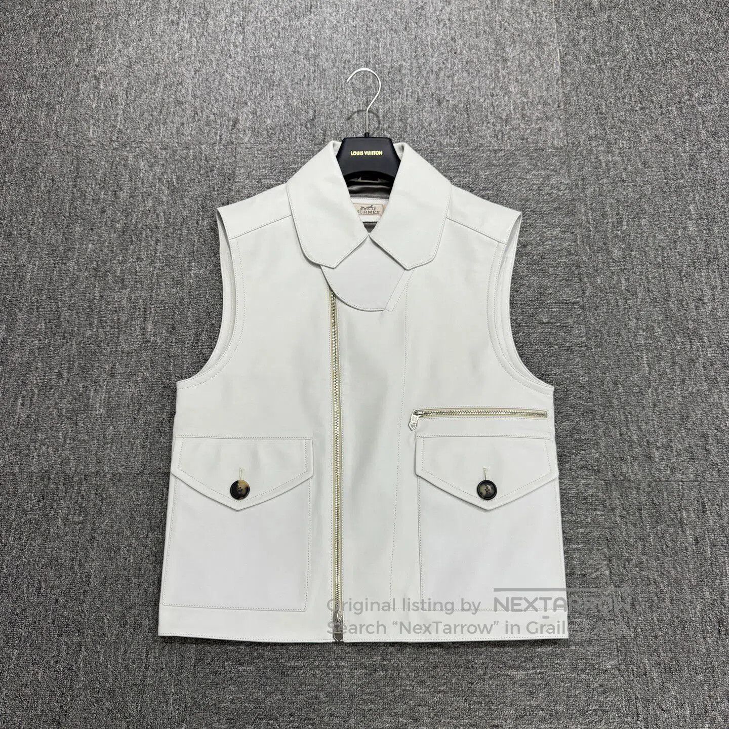 Hermes Hermes Leather vest| Size US S / EU 44-46 / 1 - 1 Thumbnail