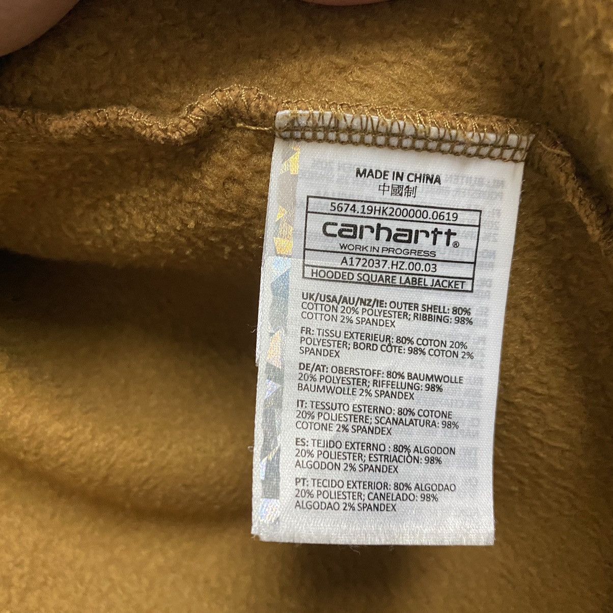 Carhartt Like New CARHARTT Work In Progress Jacket Zipper Hoodie Size US M / EU 48-50 / 2 - 7 Thumbnail