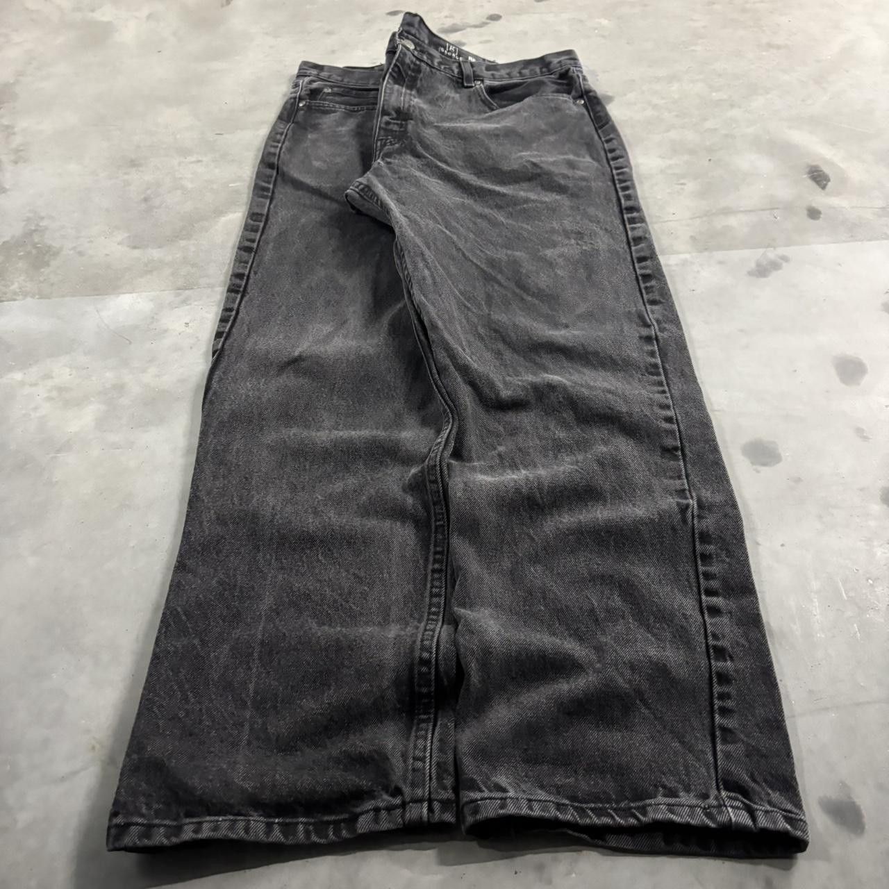 Vintage Vintage Y2K/2000s Grunge Faded Black Essential Denim Jeans! 40x32 Size US 40 / EU 56 - 3 Thumbnail