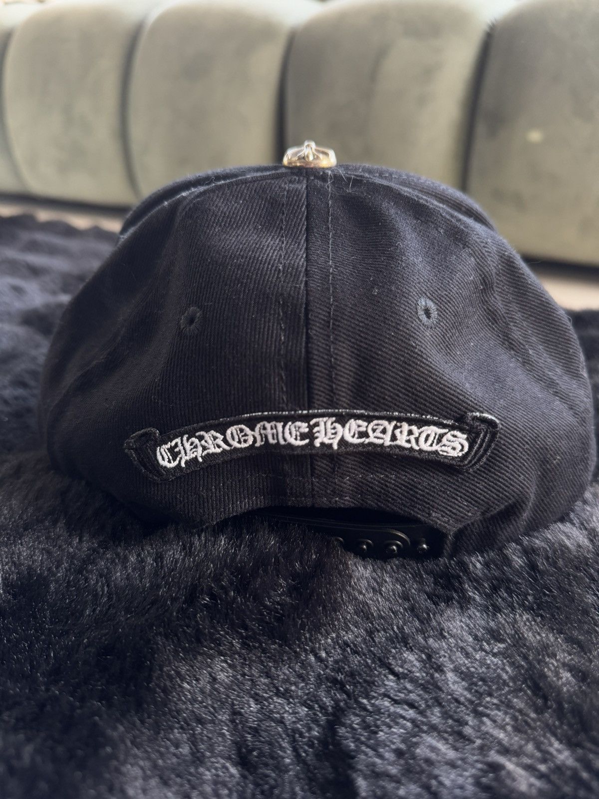 Chrome Hearts Chrome Hearts Scroll Logo Cap Size ONE SIZE - 4 Thumbnail