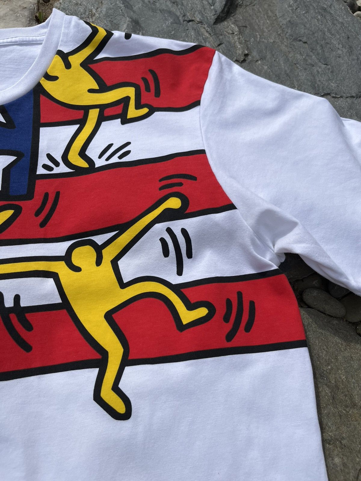 Keith Haring × Uniqlo Uniqlo SPRZ NY Keith Haring USA America flag tee t-shirt Size US L / EU 52-54 / 3 - 9 Thumbnail