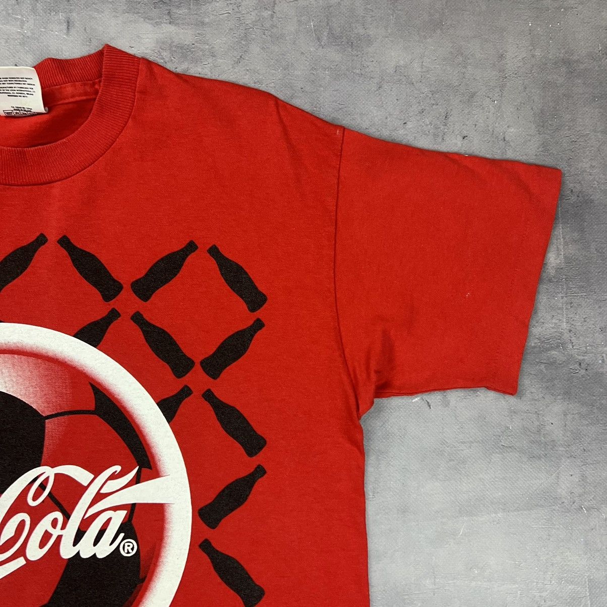 Coca Cola Rare! Coca Cola Euro 1996 Vintage Screen Stars Tee 90s Size US M / EU 48-50 / 2 - 5 Thumbnail