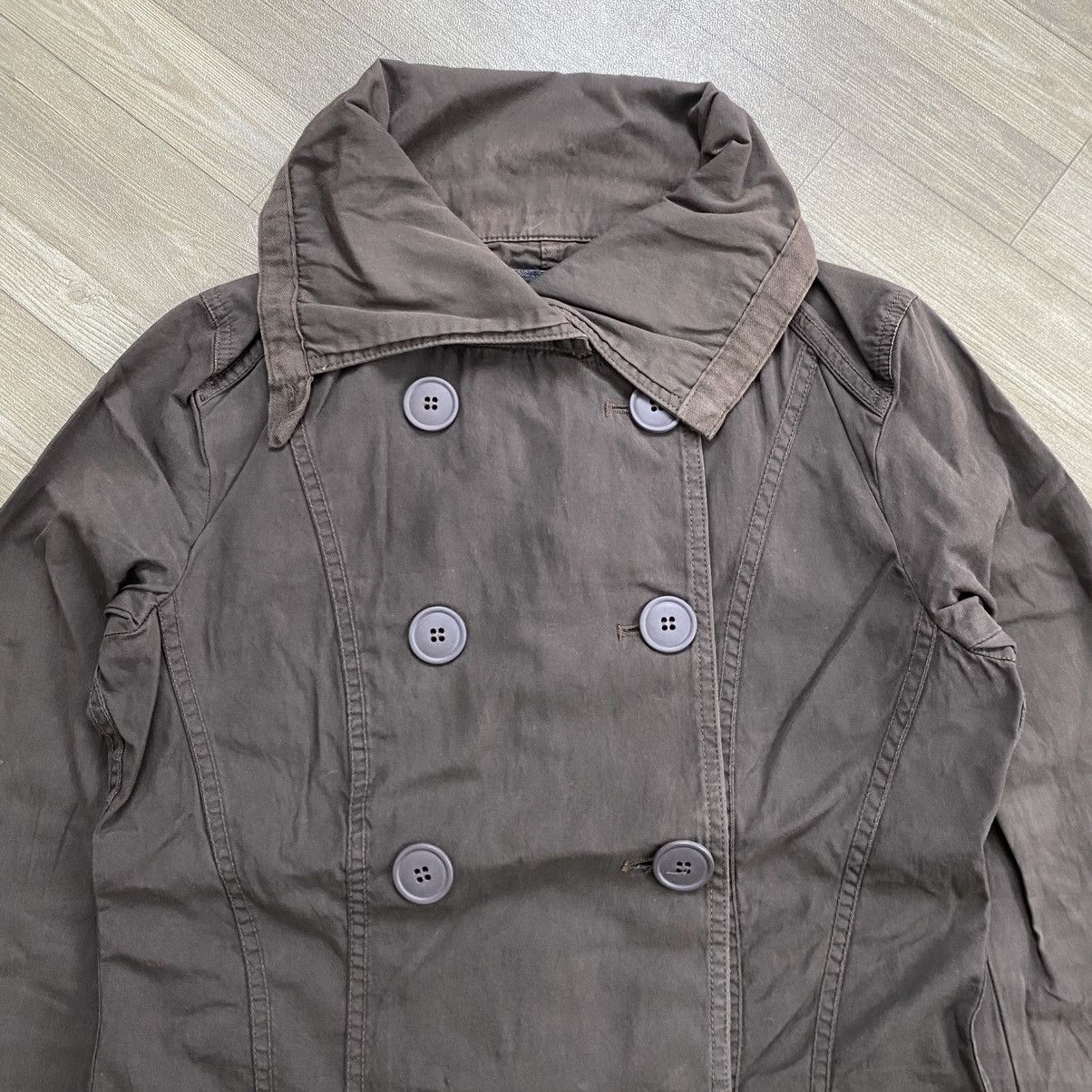 Japanese Brand Atsuro Tayama Yohji Yamomoto Style Trench Coat Bono Jacket Size US L / EU 52-54 / 3 - 4 Thumbnail
