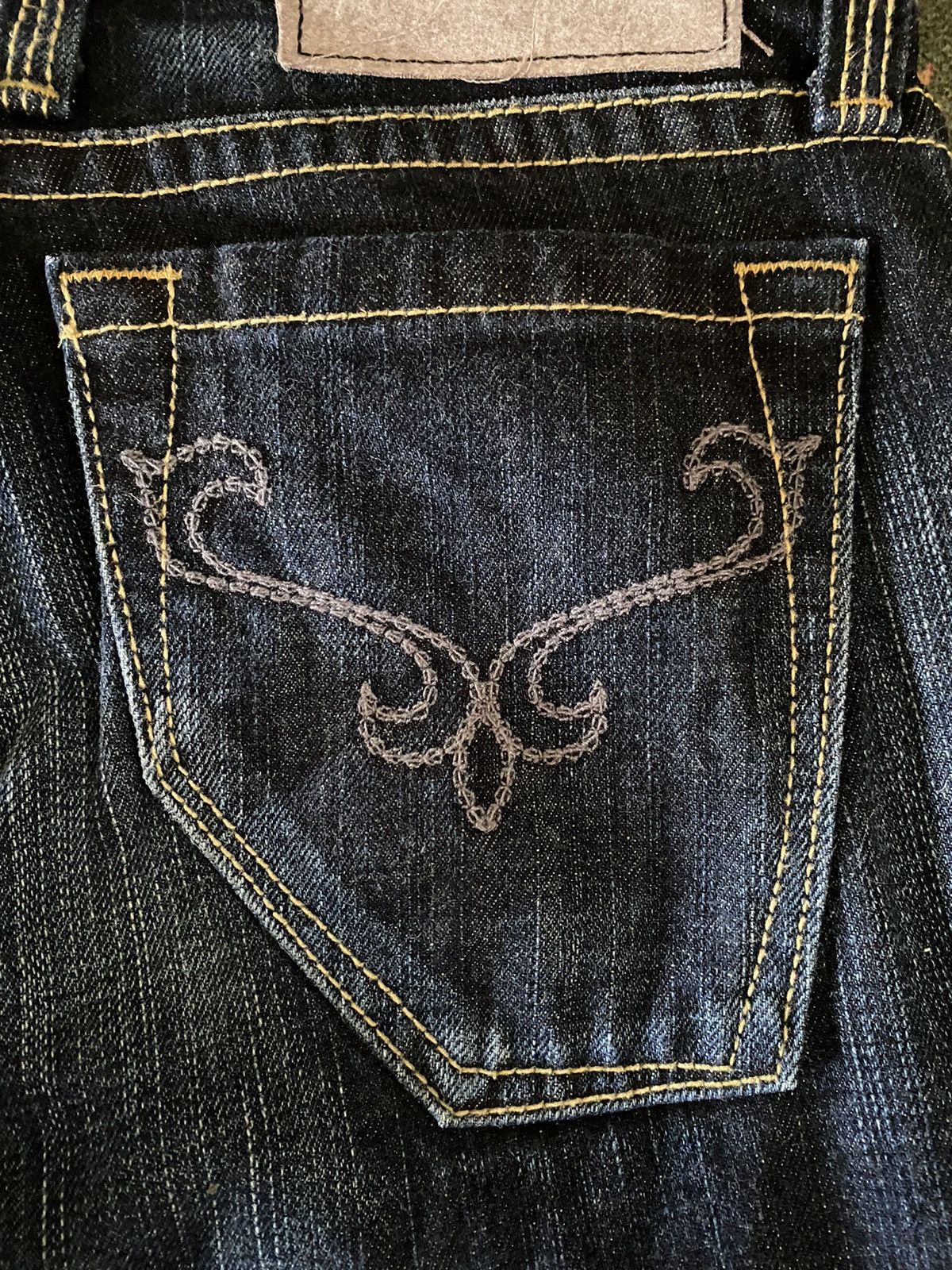 Edwin 🔥🔥Japanese Brand Vienus Jean Super Flare Rare Design Denim Size US 28 / EU 44 - 3 Thumbnail