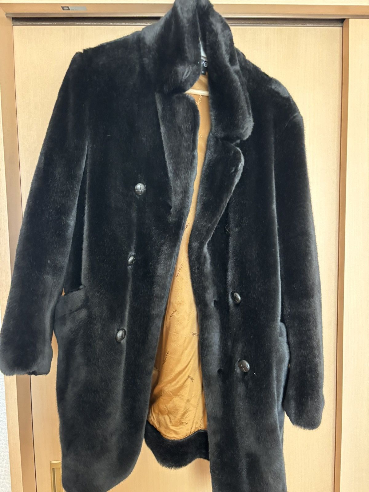 Supreme Supreme Faux Fur Double-Breasted Coat Size US S / EU 44-46 / 1 - 2 Thumbnail