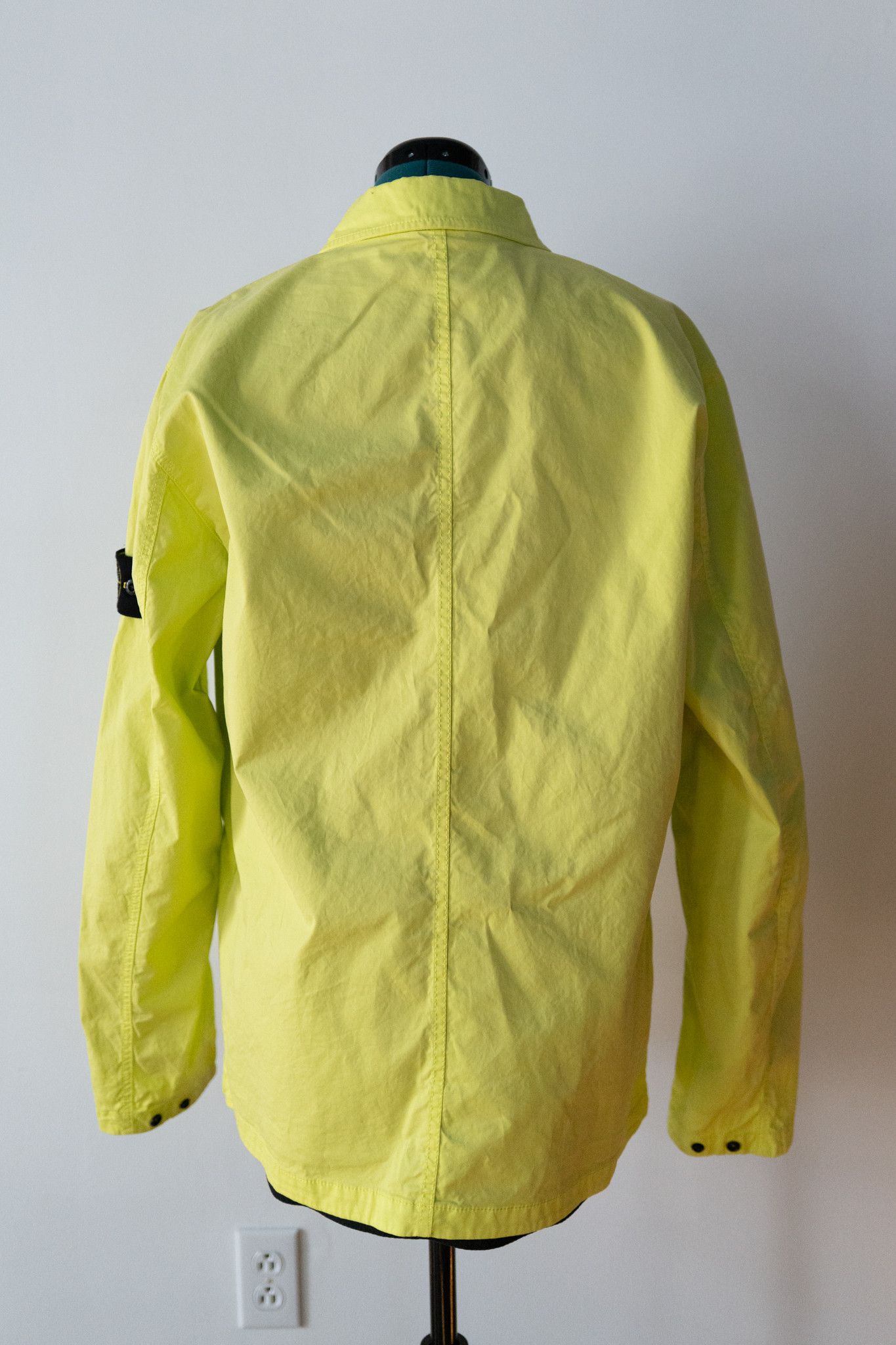 Stone Island STONE ISLAND NEON YELLOW ZIP JACKET SZ XL Size US XL / EU 56 / 4 - 5 Thumbnail