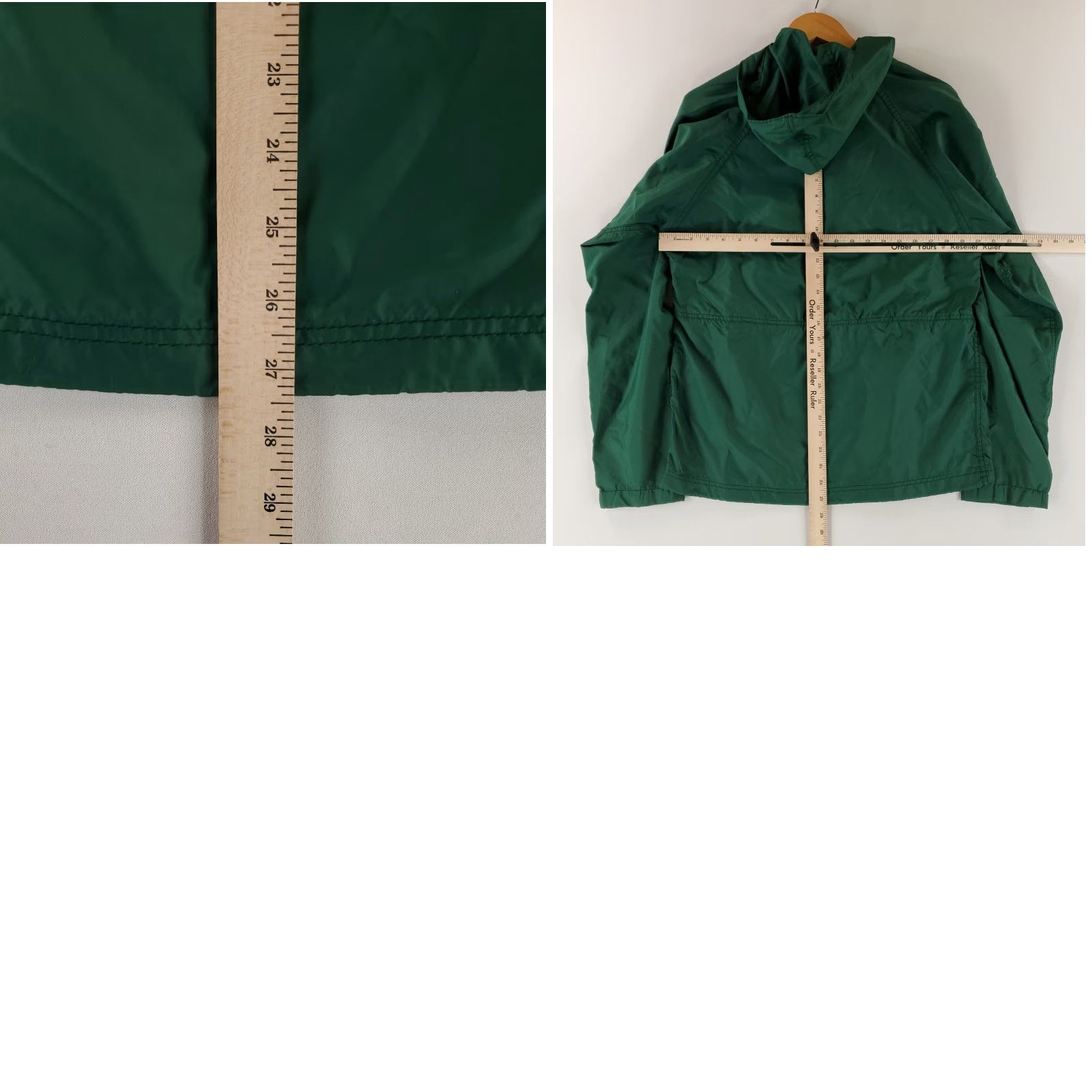 Vintage VINTAGE L.L. Bean Jacket Windbreaker Hooded Anorak Nylon Green Mens S Size US S / EU 44-46 / 1 - 8 Thumbnail