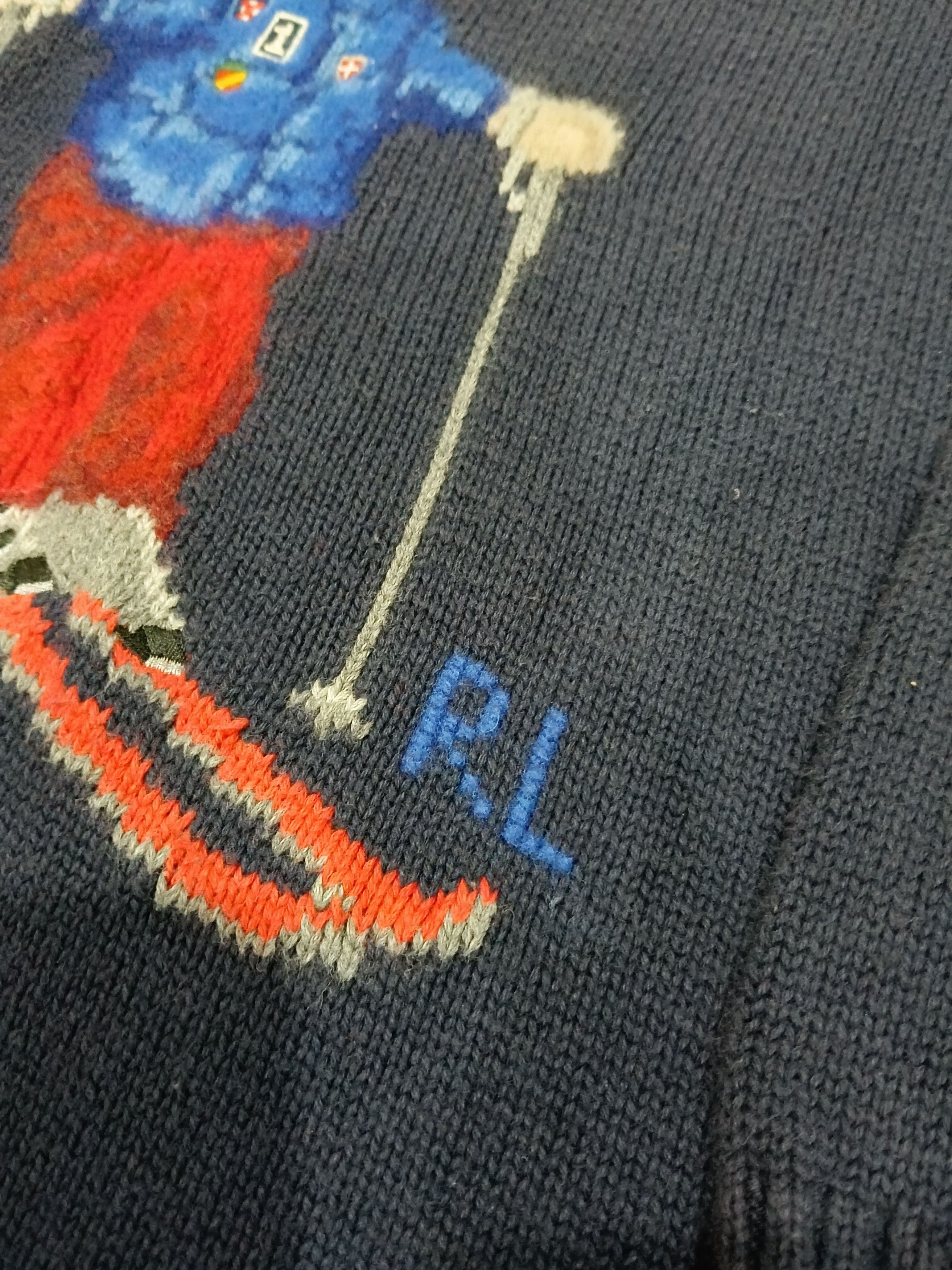 Polo Ralph Lauren VINTAGE POLO by RALPH LAUREN POLO BEAR KNIT KID'S SIZE Size US XXS / EU 40 - 3 Thumbnail