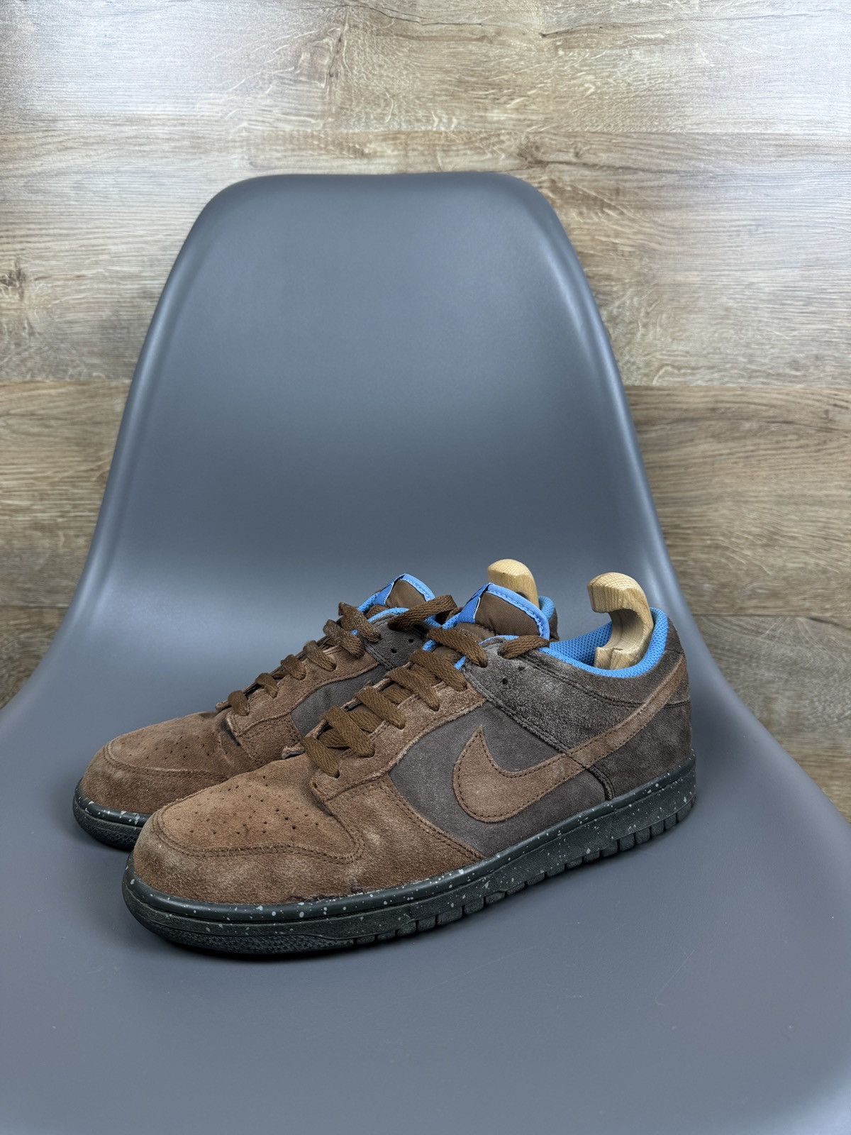 Nike × Vintage Mens Vintage Nike dunk low cl brown sneakers size 42,5 y2k Size US 9 / EU 42 - 1 Thumbnail