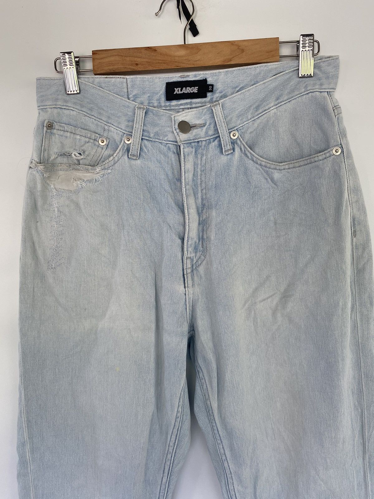 X-LARGE × Xlarge X-Large Denim Jeans Pant Light Blue Sz 30 Size US 30 / EU 46 - 3 Thumbnail