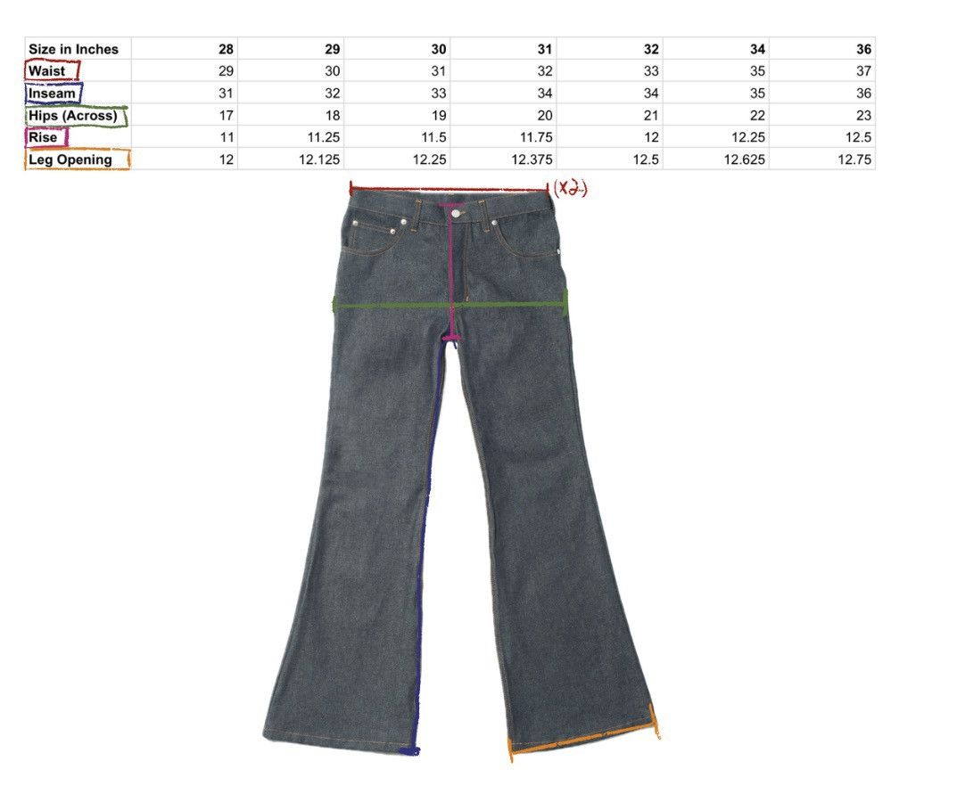 Mason Ryder Mason Ryder grey washed classic flare Size US 32 / EU 48 - 3 Thumbnail