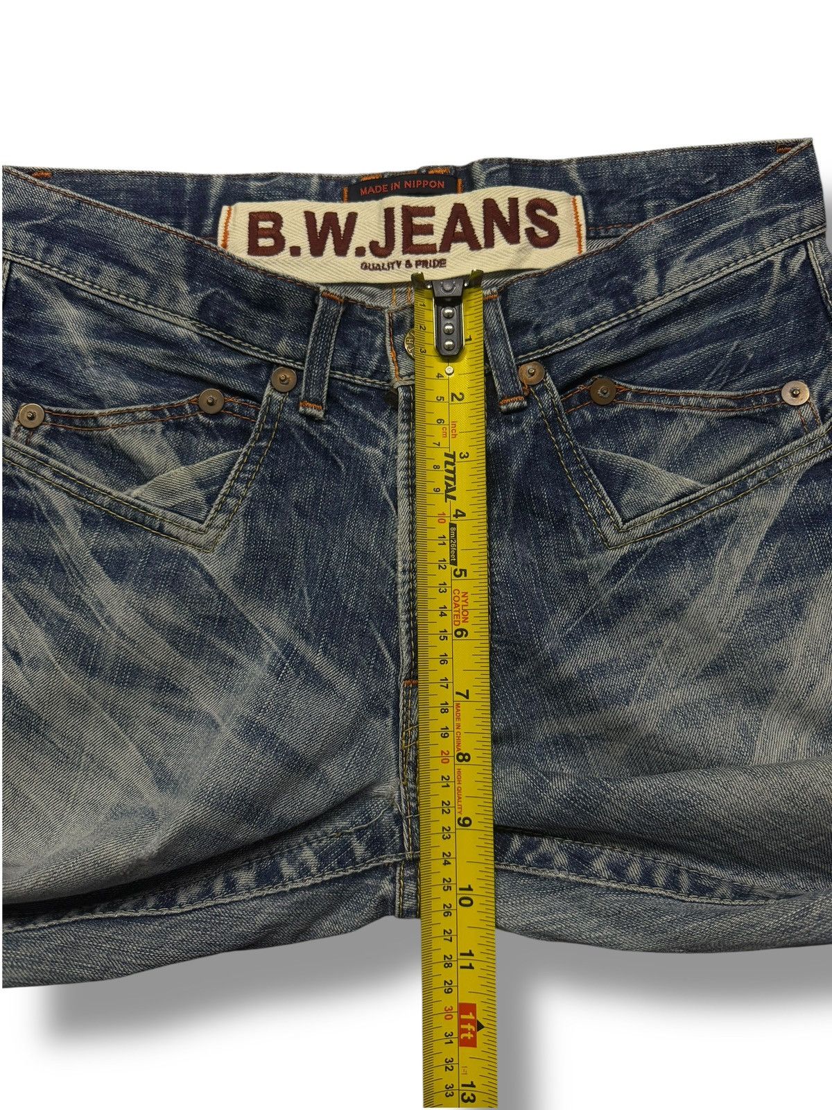 Blue Blue Japan Vintage 00s Blue Way Jeans | Made In Nippon Japan | W30 Size US 30 / EU 46 - 12 Thumbnail