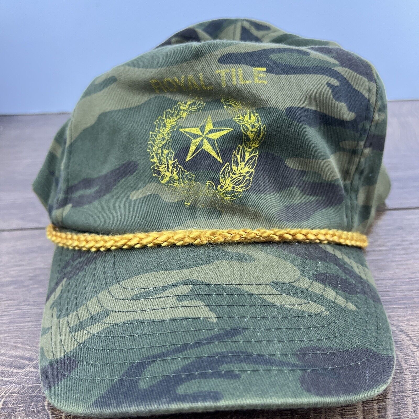 Other Royal Tile Hat Royal Tile Hat Camo Green Hat Adjustable Gree Size ONE SIZE - 2 Thumbnail