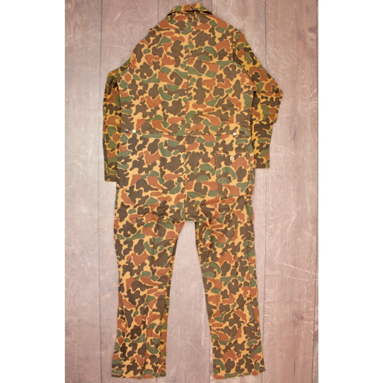 Hunter VINTAGE Mens VTG 70s NOS Duck Hunter Camo Coveralls Sz S 1970s Hunting Camouflage Green 31 Inseam) Size US 29 - 2 Thumbnail