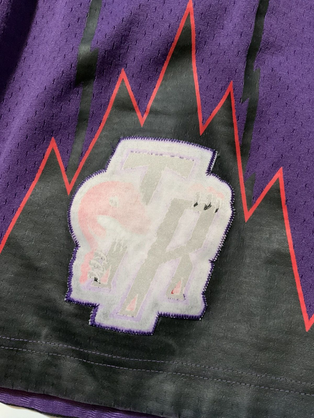Mitchell & Ness × NBA Mitchell Ness Hardwood Classics 1998 Toronto Raptors Shorts Size US 36 / EU 52 - 11 Thumbnail