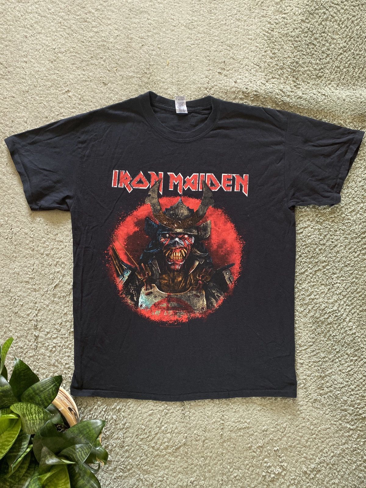 Band Tees × Vintage Vintage 2021 Iron Maiden Samurai Ninja Y2K T-Shirt Size US L / EU 52-54 / 3 - 1 Thumbnail
