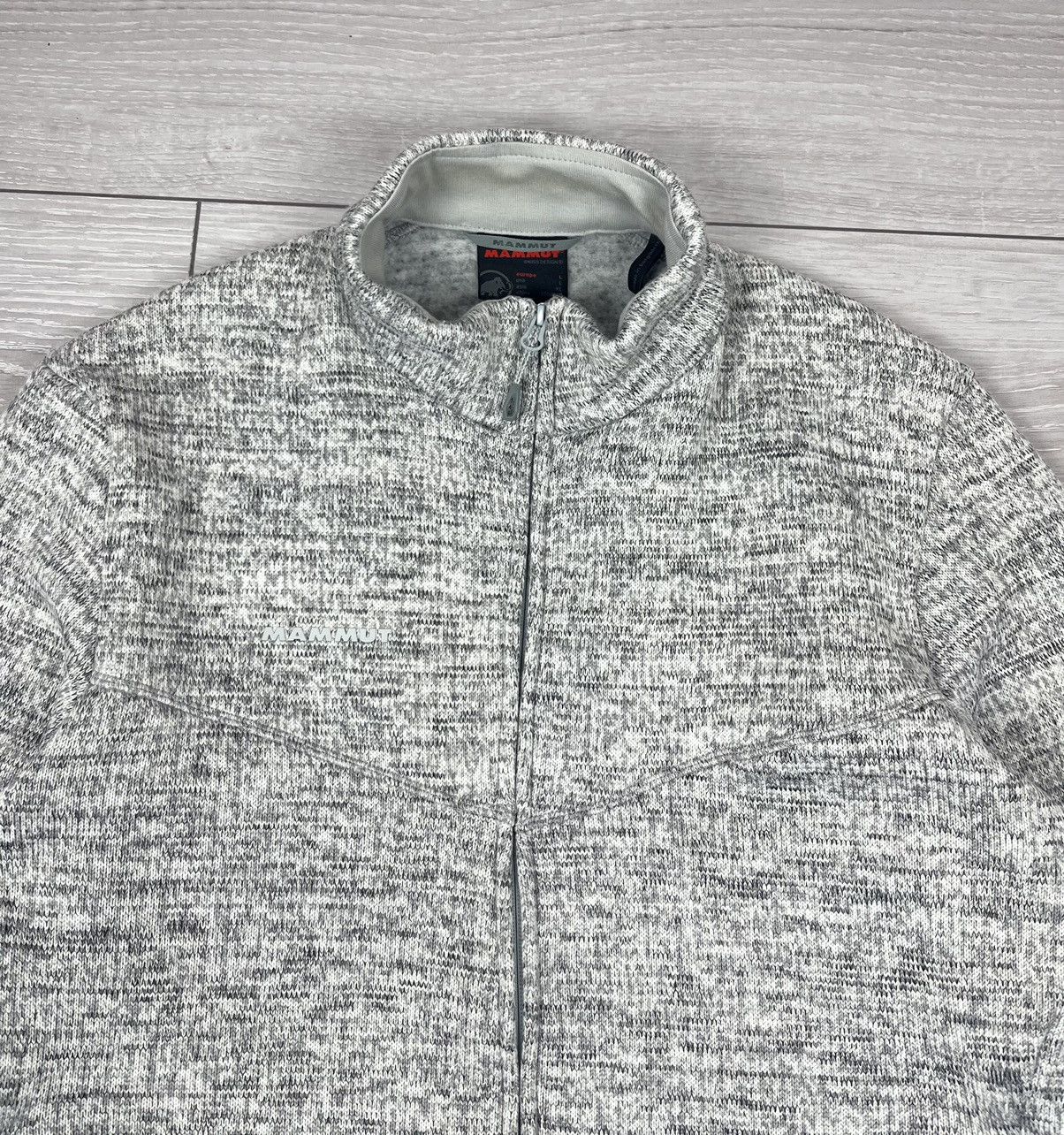 Mammut Mammut Full Zip Grey Gorpcore Heavy Fleece Jacket Size US L / EU 52-54 / 3 - 7 Thumbnail