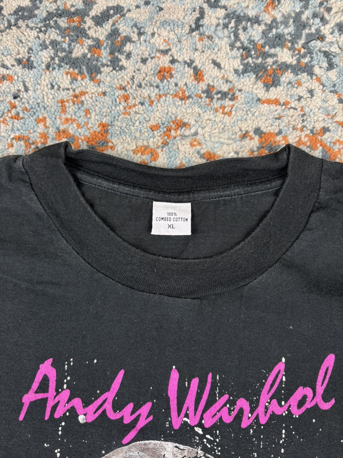 Andy Warhol × Vintage Rare Vintage 1989 Andy Warhol a retrospective graphic tee Size US XL / EU 56 / 4 - 9 Thumbnail