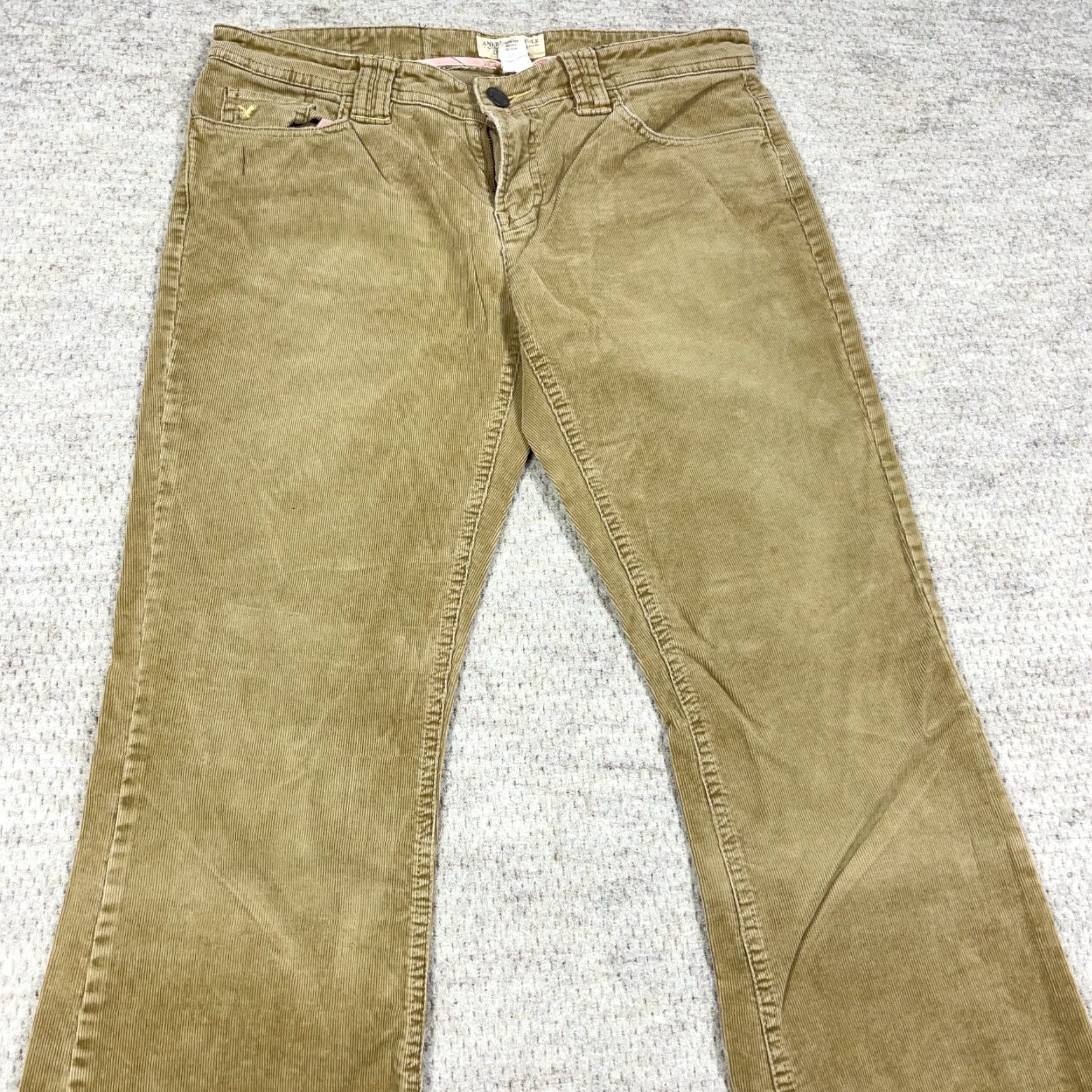 American Eagle Outfitters VINTAGE American Eagle Jeans Women 8 Bootcut Corduroy Brown 00s Modern Classic Hipster Mens Womens Size 30" / US 8 / IT 44 - 7 Thumbnail