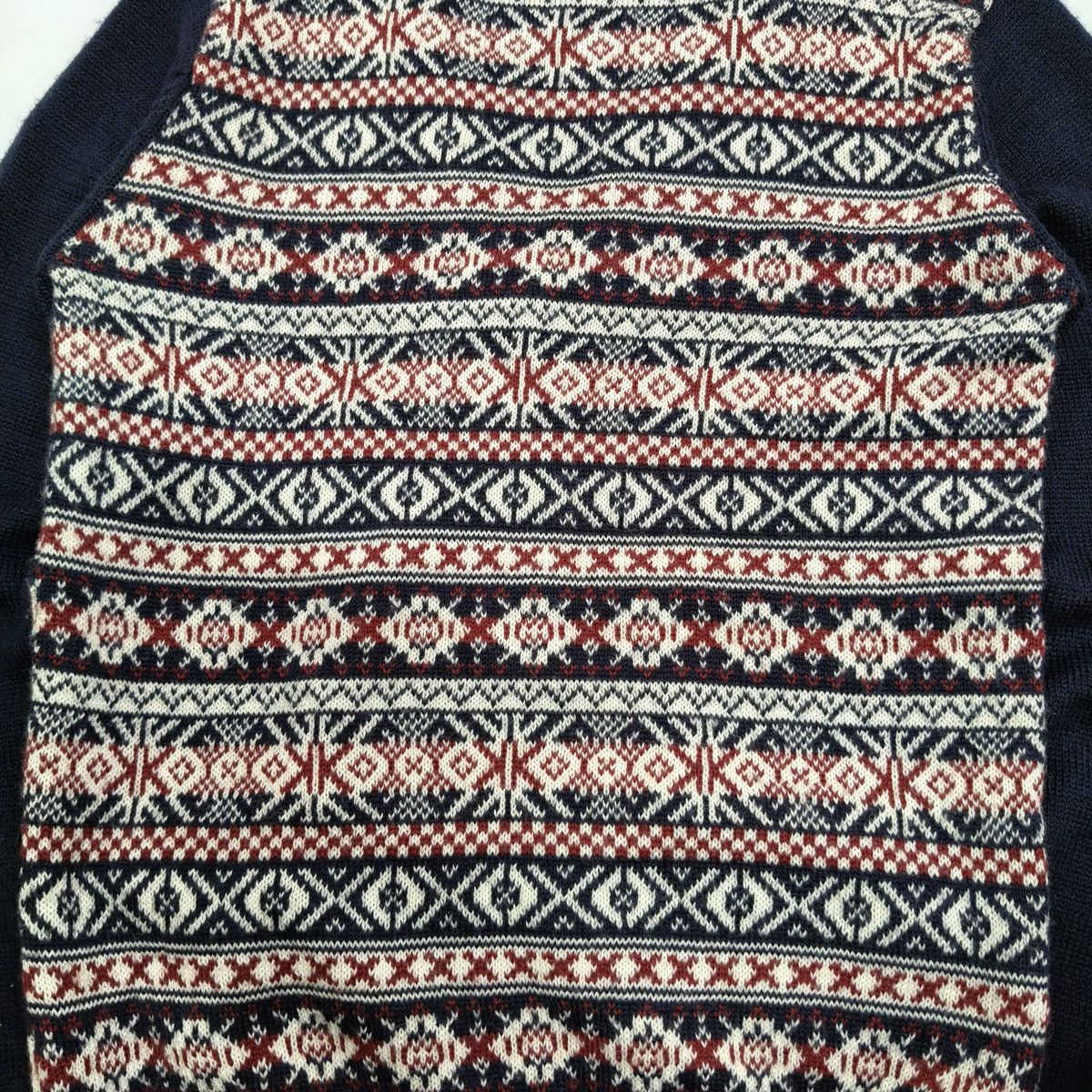 The Difference Vintage The Difference Rupert Patterned Knit Cardigan Button Size M / US 6-8 / IT 42-44 - 15 Thumbnail