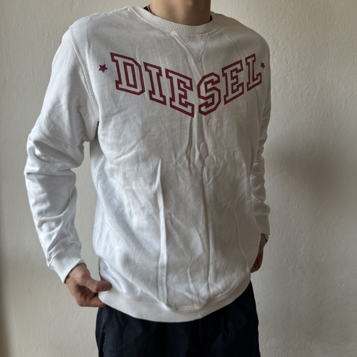 Diesel Vintage diesel crewneck sweatshirt hoodie big logo y2k Size US M / EU 48-50 / 2 - 3 Thumbnail